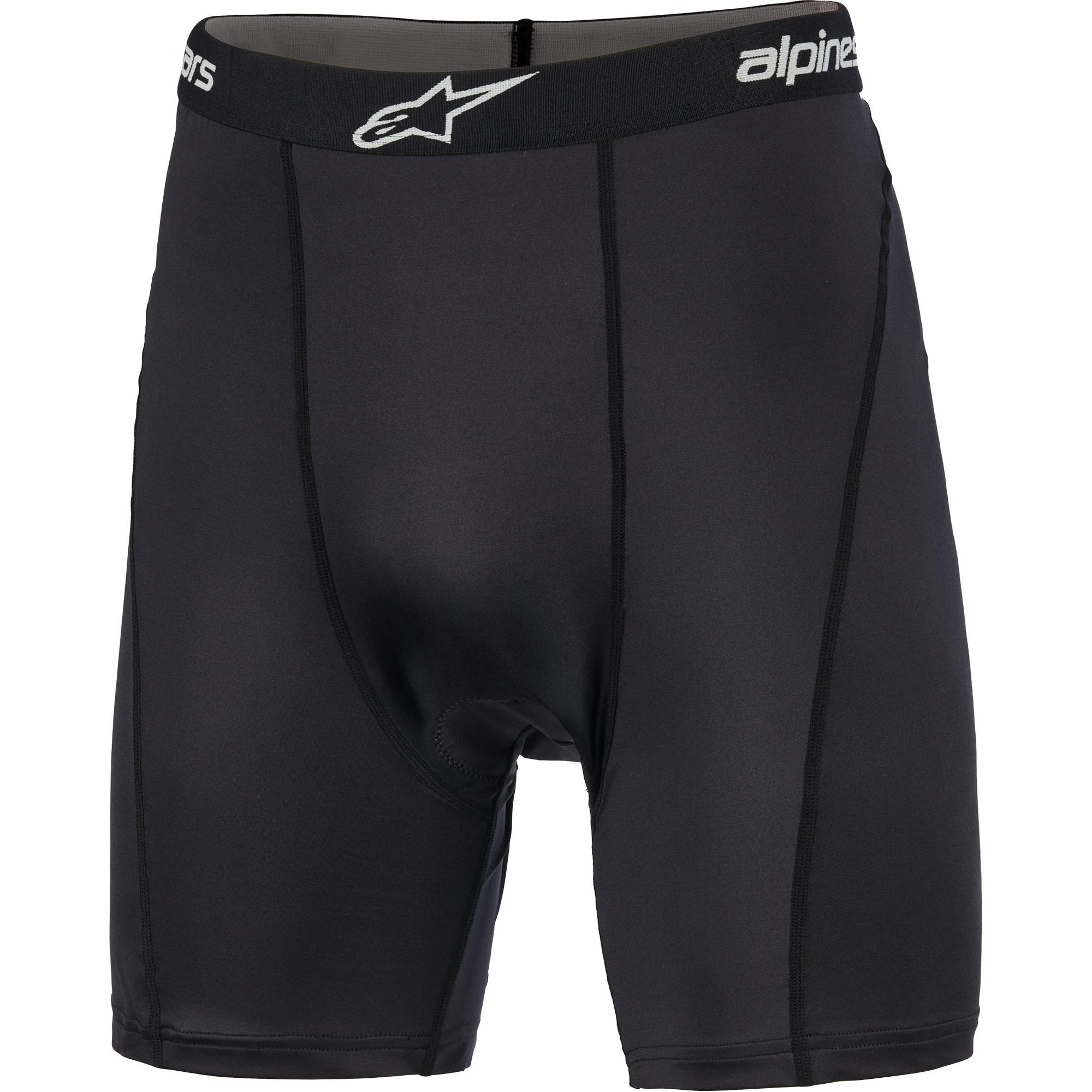 Alpinestars MX Base Layer Padded Boxers - Black - FREE UK DELIVERY