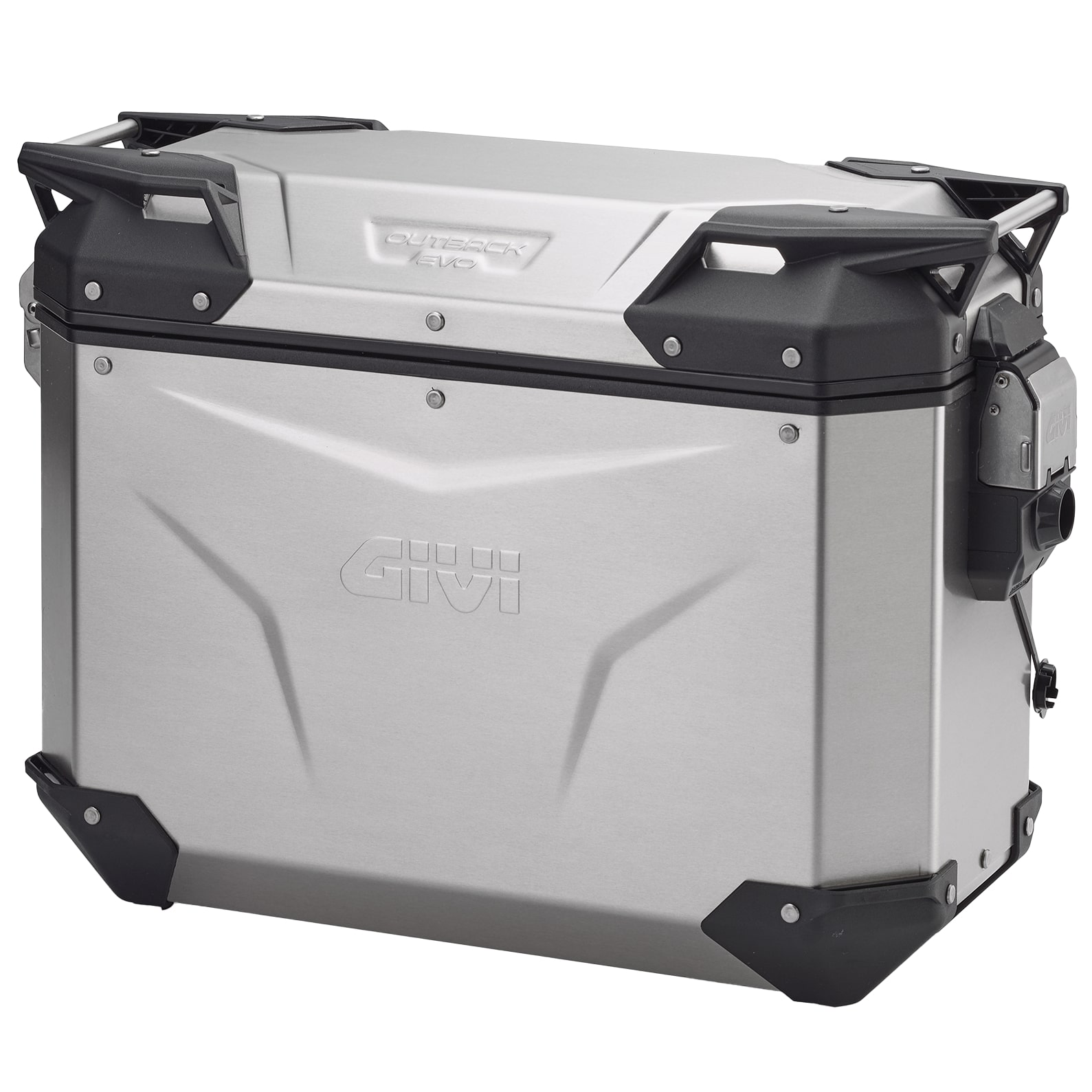 Givi Givi OBKEV37A Trekker Outback Evo Pannier - Aluminium 37 Litre