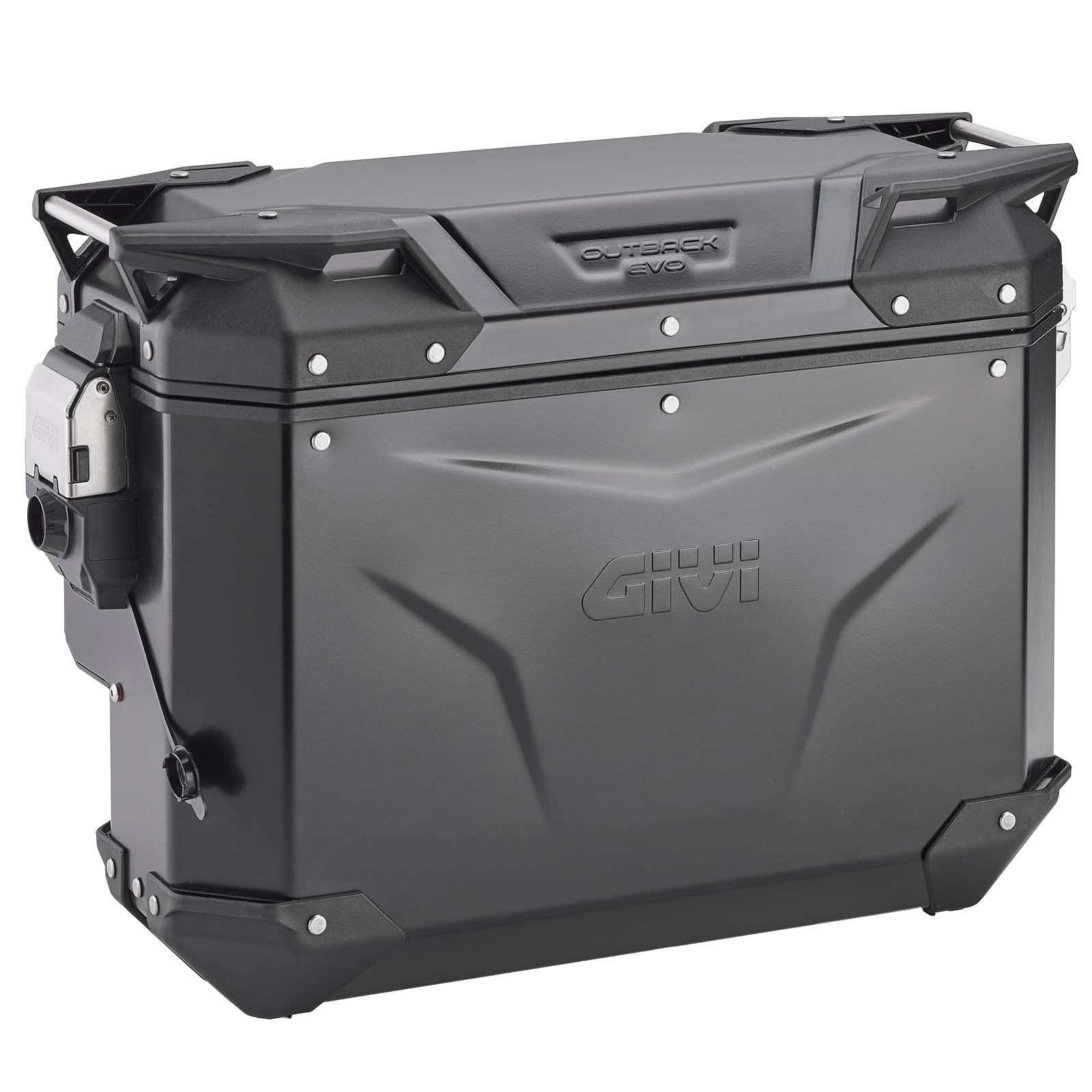 Givi Givi OBKEVS33BR RHS Trekker Outback Evo Cut-Out Pannier - Blackline 33 Litre