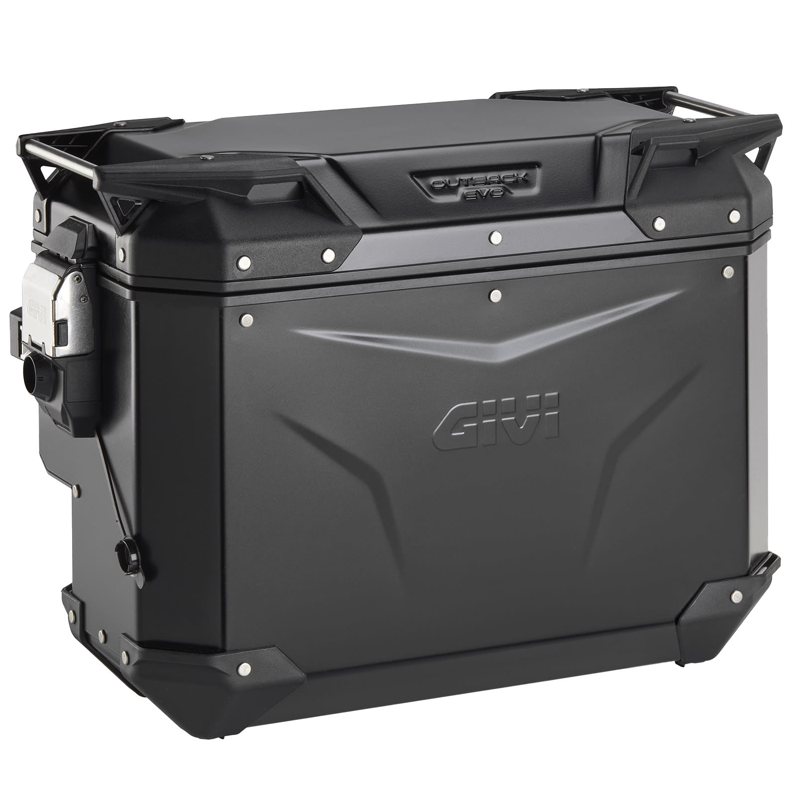 Givi Givi OBKEVS40BR RHS Trekker Outback Evo Cut-Out Pannier - Blackline 40 Litre