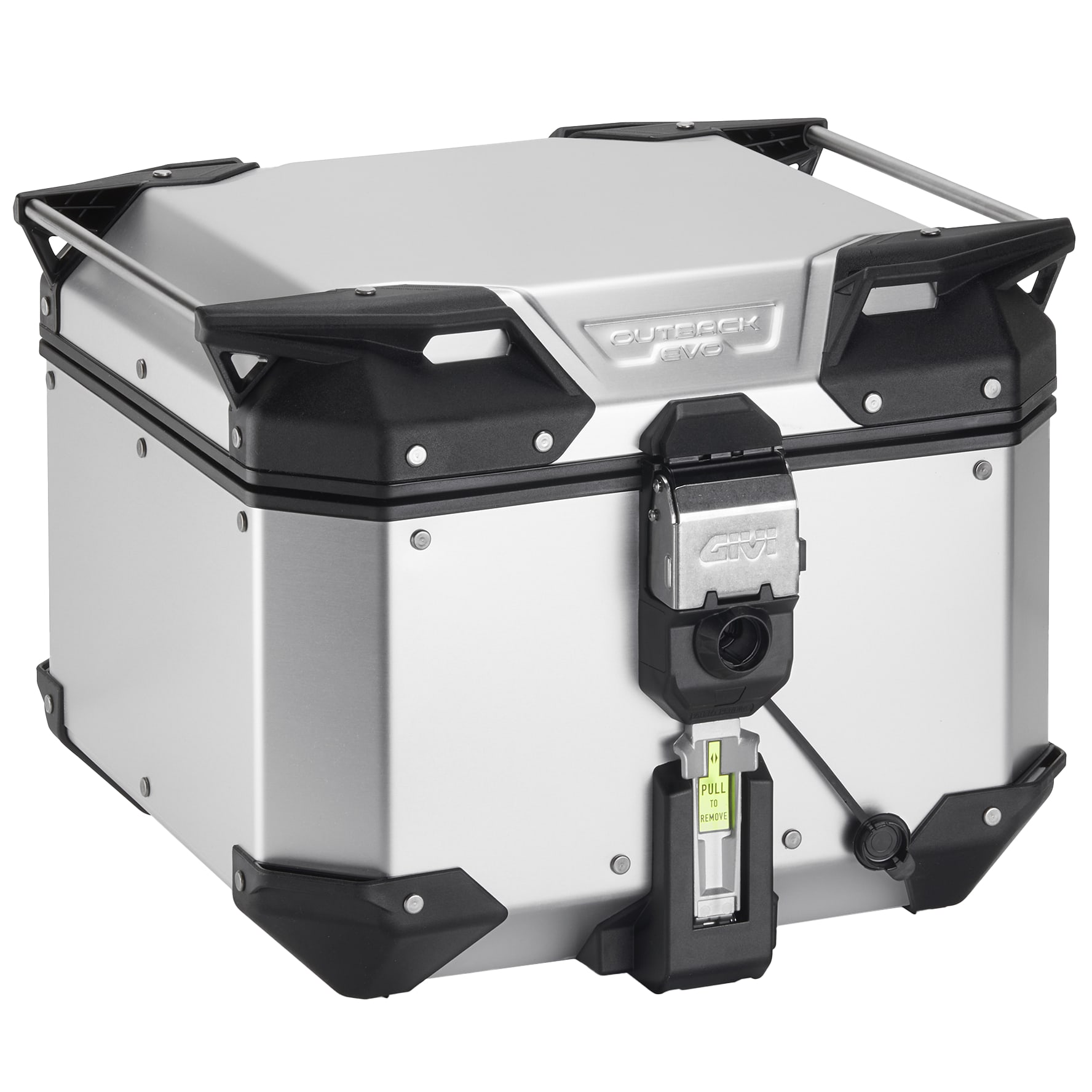 Givi Givi OBKEV42AA Trekker Outback Evo Top Box - Anodised Aluminium 42 Litre