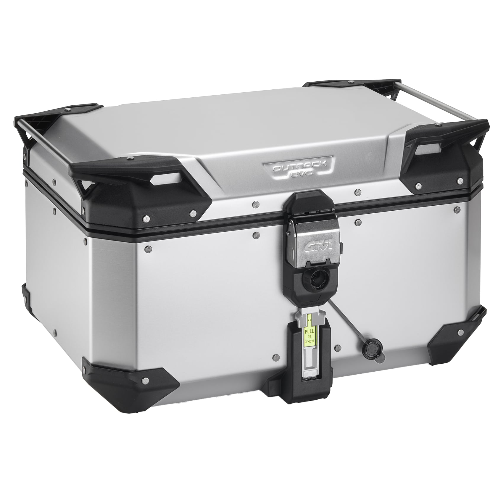 Givi Givi OBKEV58AA Trekker Outback Evo Top Box - Anodised Aluminium 58 Litre