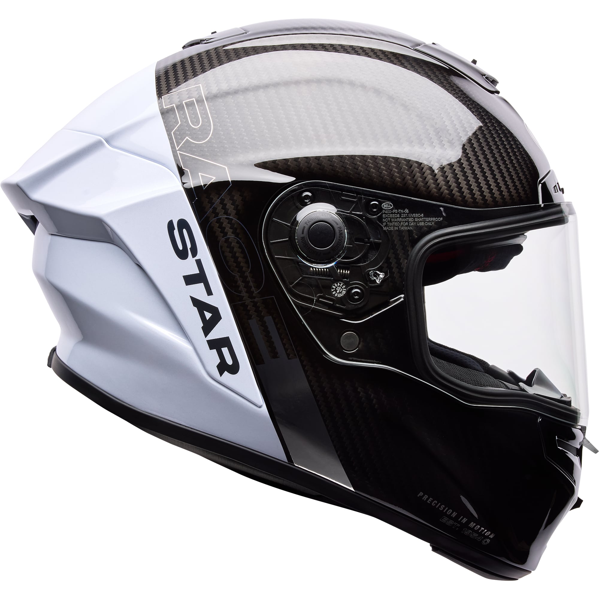 Bell Bell Race Star DLX Flex - Strike Silver / White