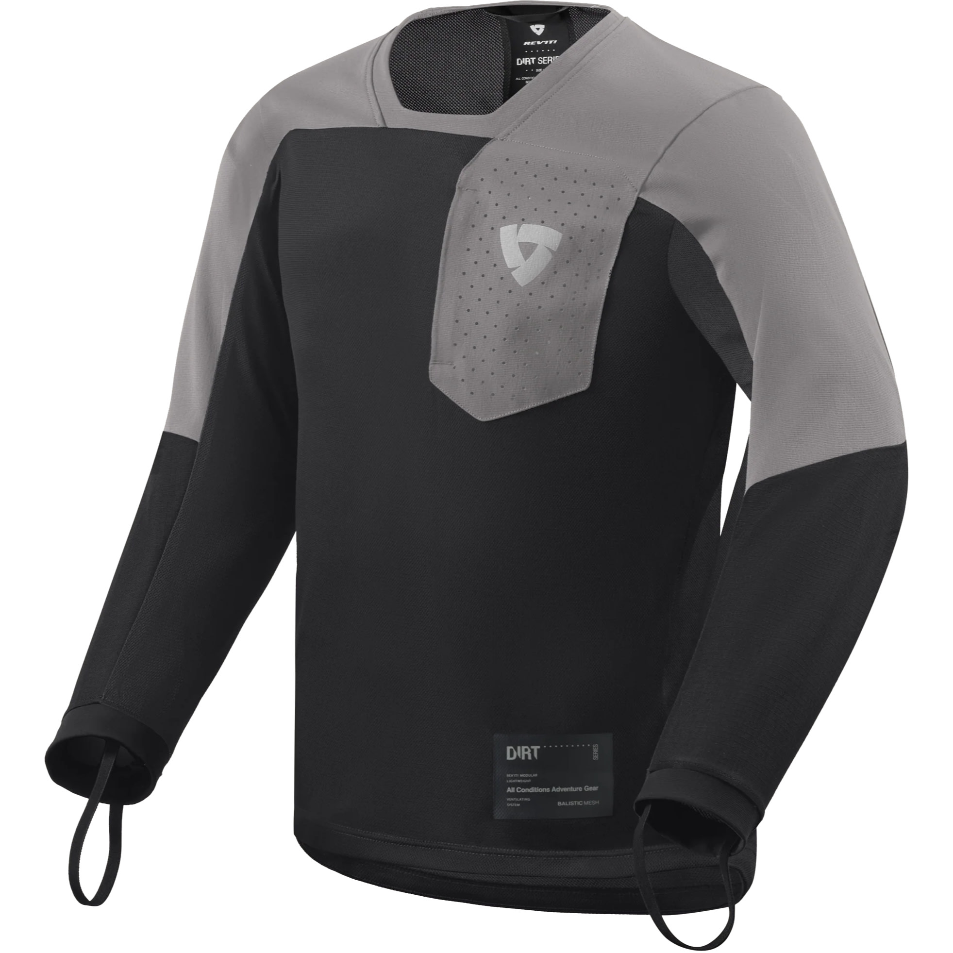 Rev'it Rev'it Sierra 2 Textile Jersey - Black / Grey