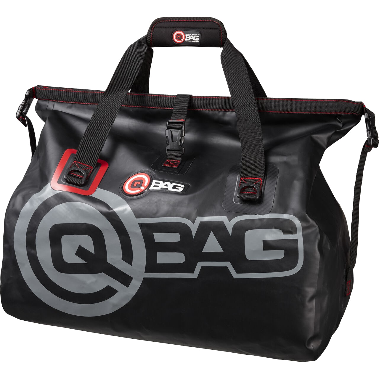 QBag QBag Luggage Roll Duffel Bag - Black / Grey