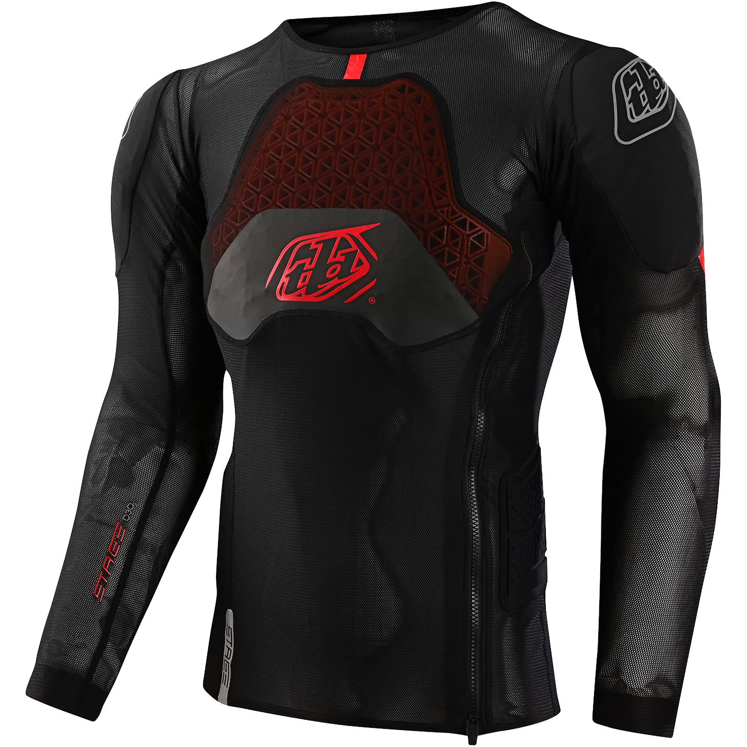 Troy Lee Designs Troy Lee Designs Stage Ghost D3O Long Sleeved Armoured Shirt - Black
