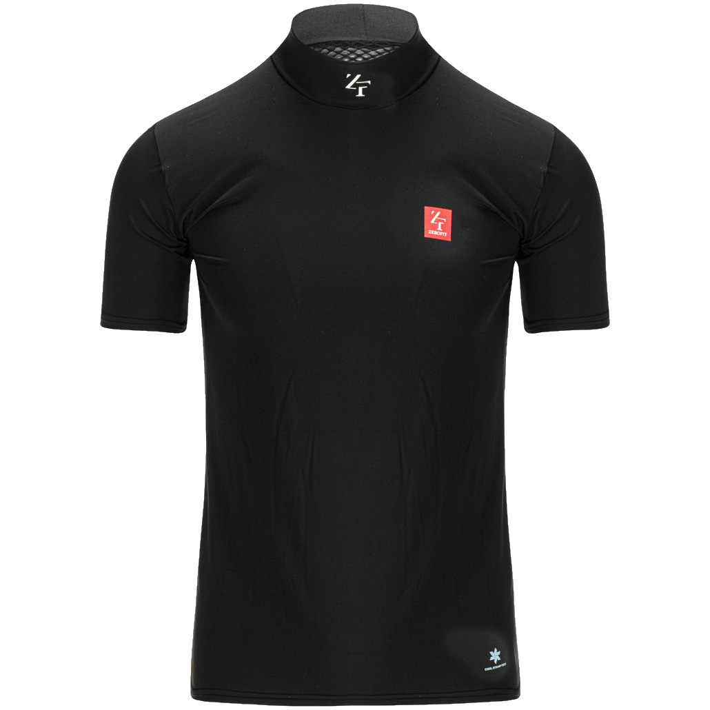 Zerofit Zerofit IceSkin Base Layer Short Sleeve Shirt - Black