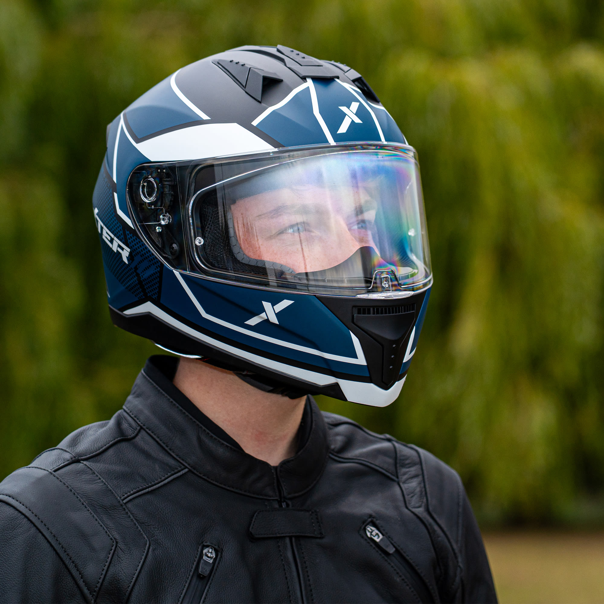 DXR Helmets Dexter Eleven - Napio Black / Blue