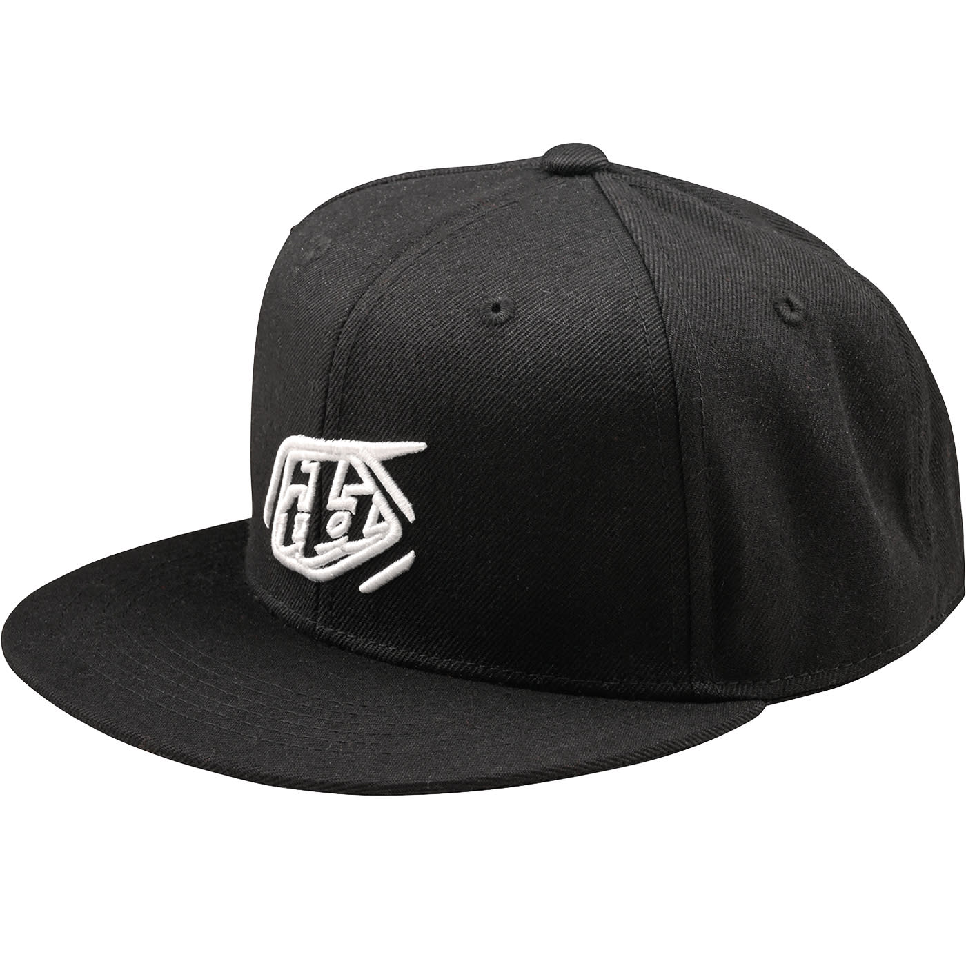 Troy Lee Designs Troy Lee Designs Flat Bill Snapback Cap - Badge Black