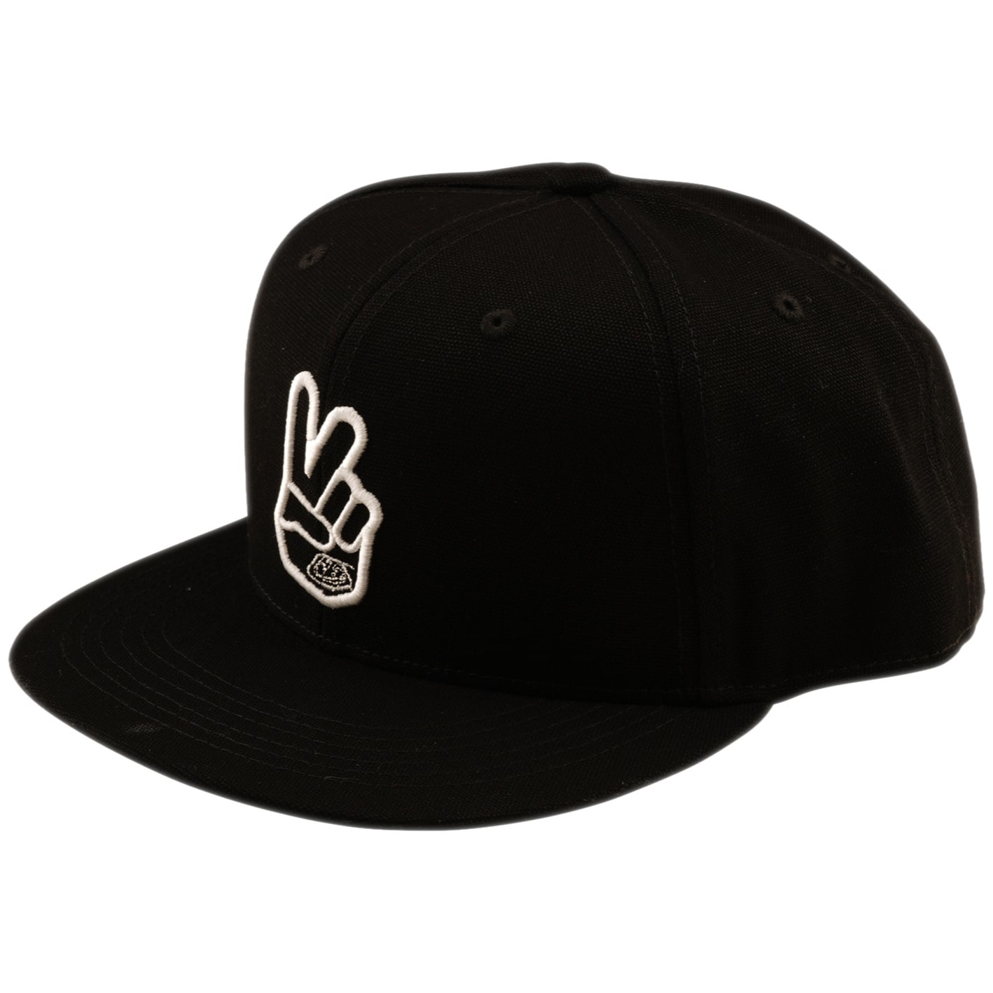 Troy Lee Designs Troy Lee Designs Flat Bill Snapback Cap - Peace Black