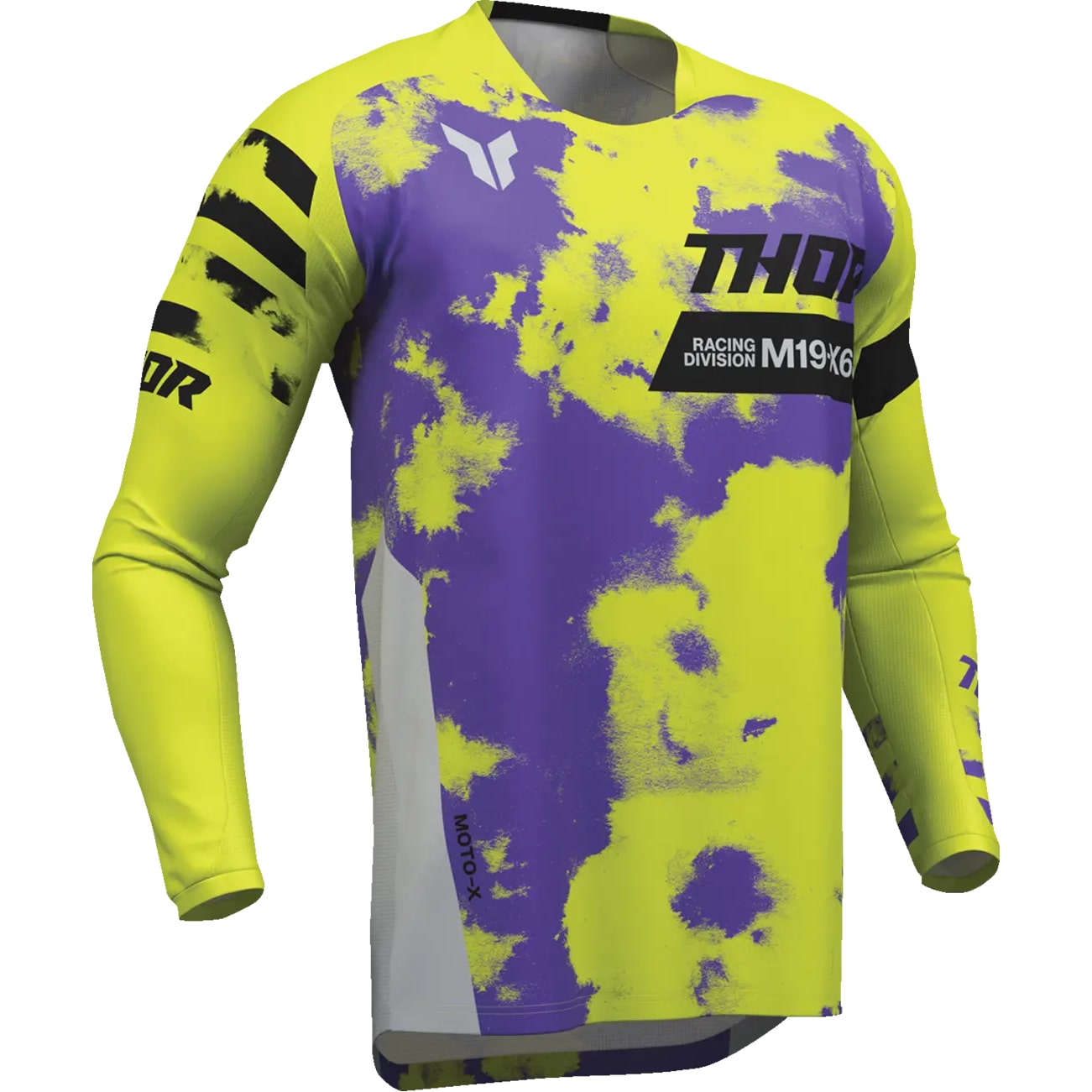 Thor Thor Youth Launchmode Jersey - Bleach Grey / Acid
