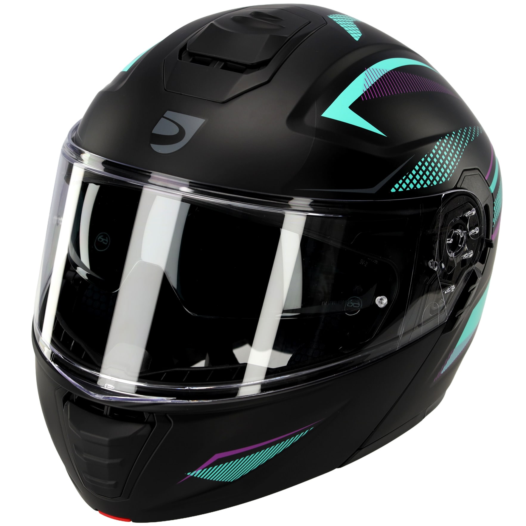 DXR Helmets DXR Atlas - Horizon Black / Blue / Pink