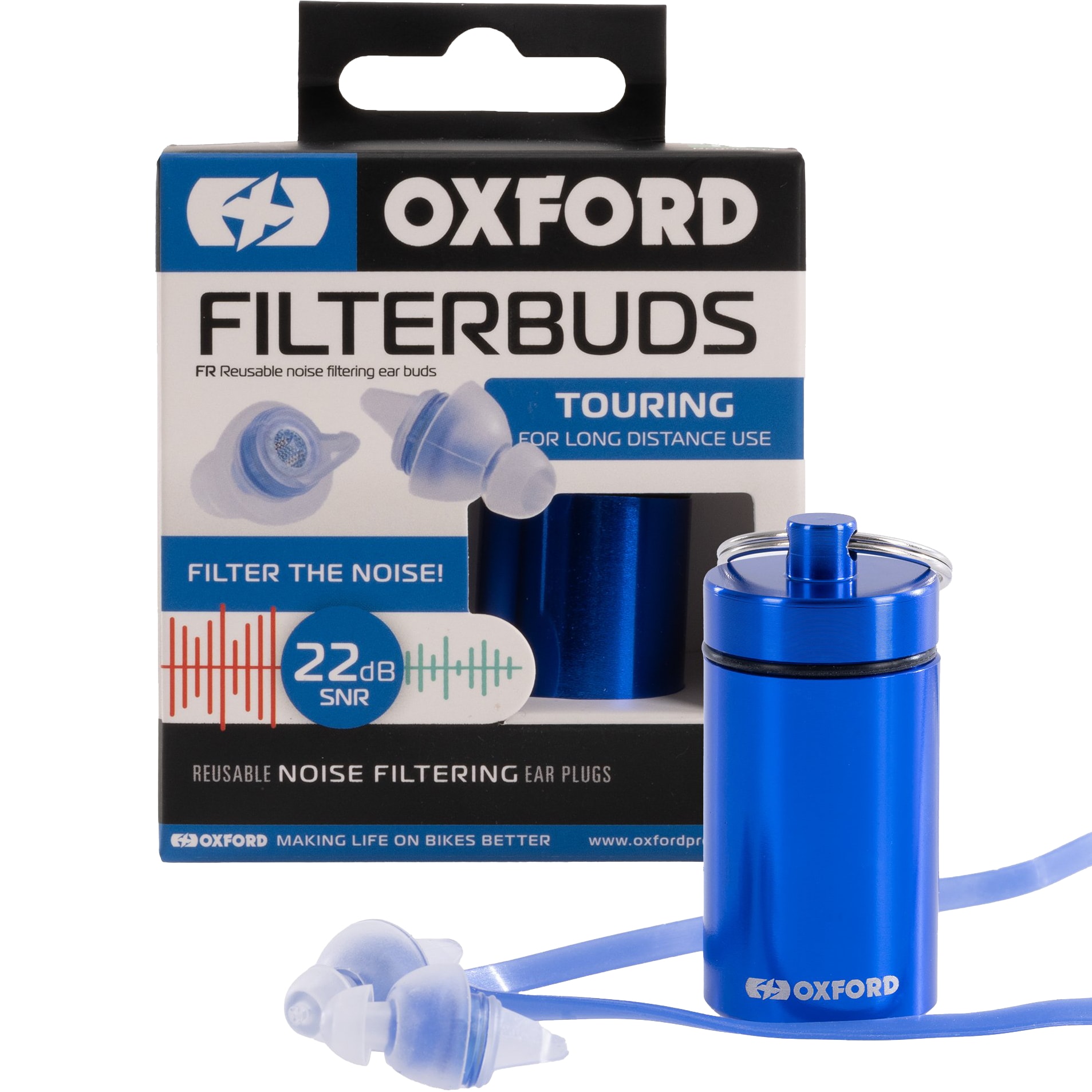 Oxford Oxford Filterbuds Earplugs - Touring 22 SNR