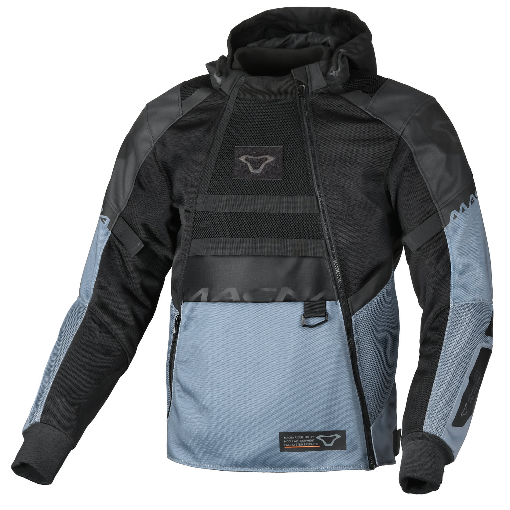 Macna Macna Rebelite Textile Jacket - Black / Blue