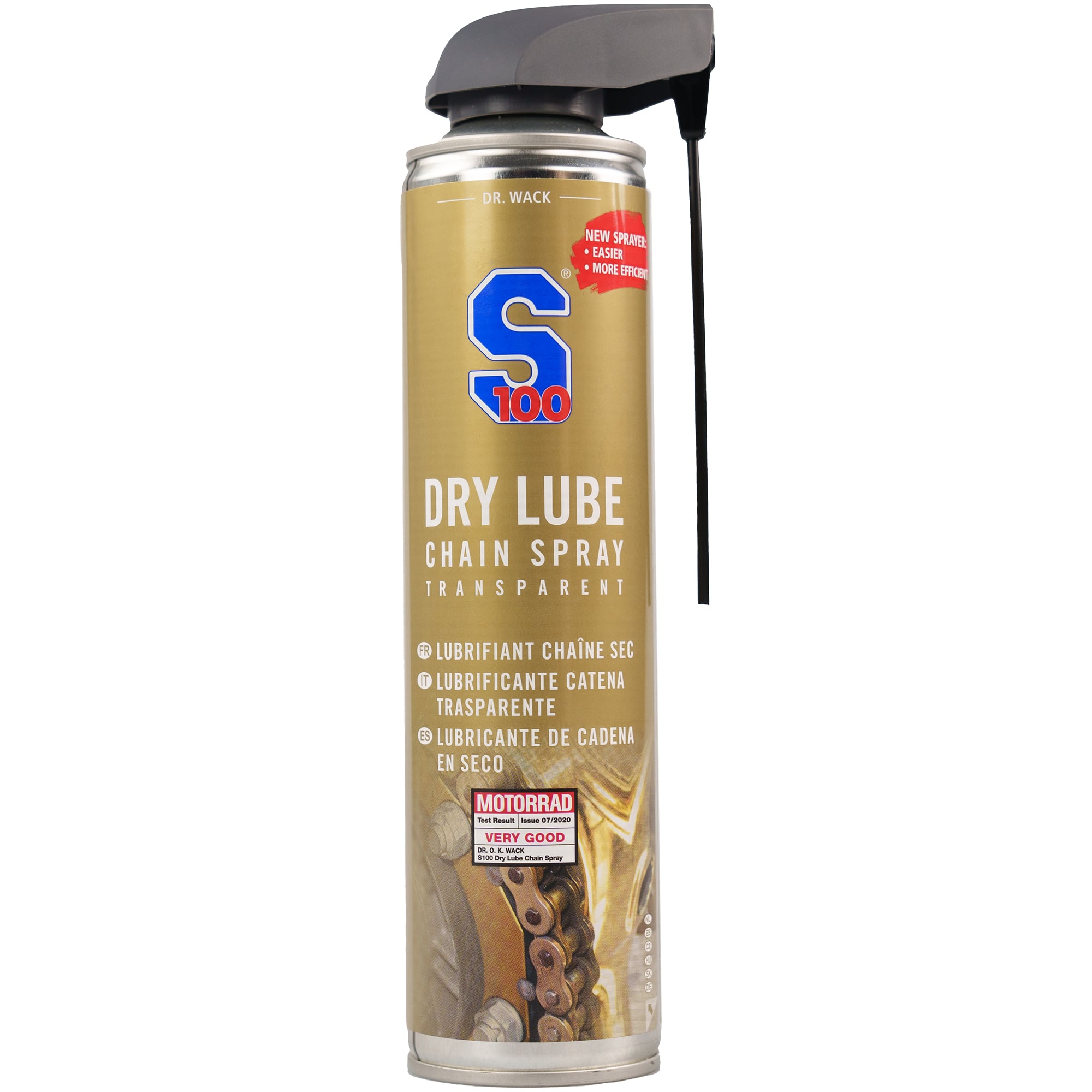 S100 S100 Dry Lube Chain Spray Head - 400ml