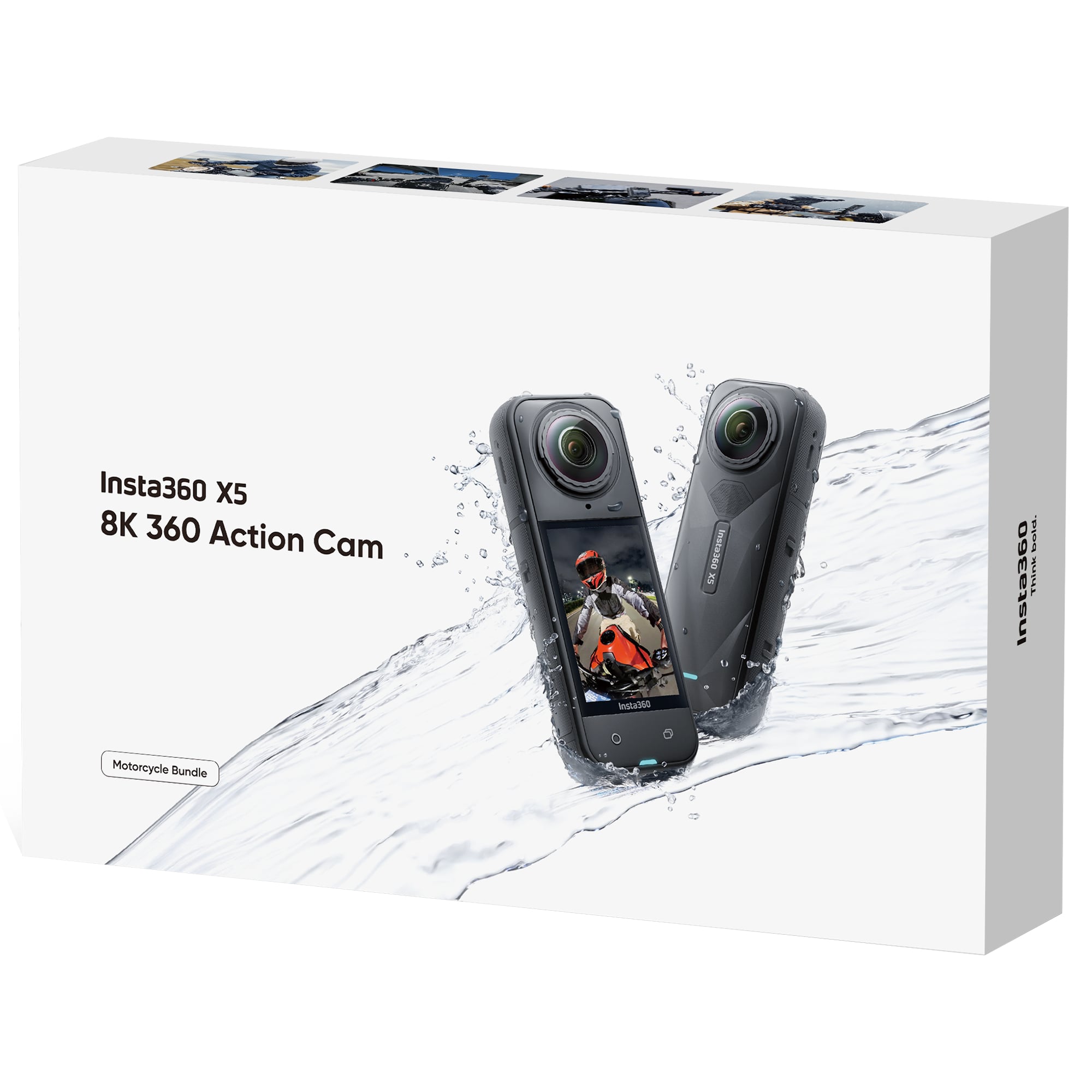 Insta360 Insta360 X5 Action Camera - Motorcycle Bundle