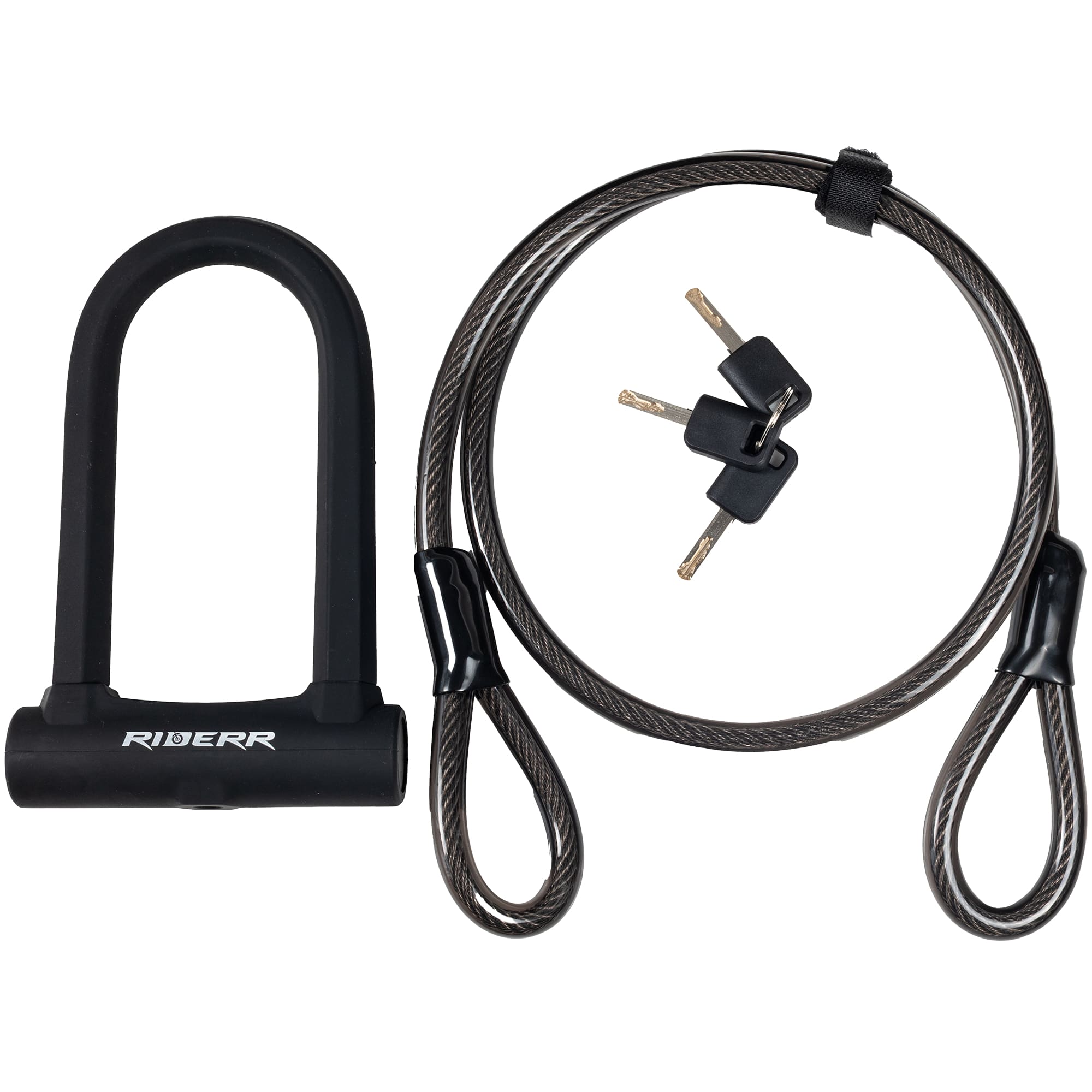Riderr Riderr U-Lock and Cable - Black