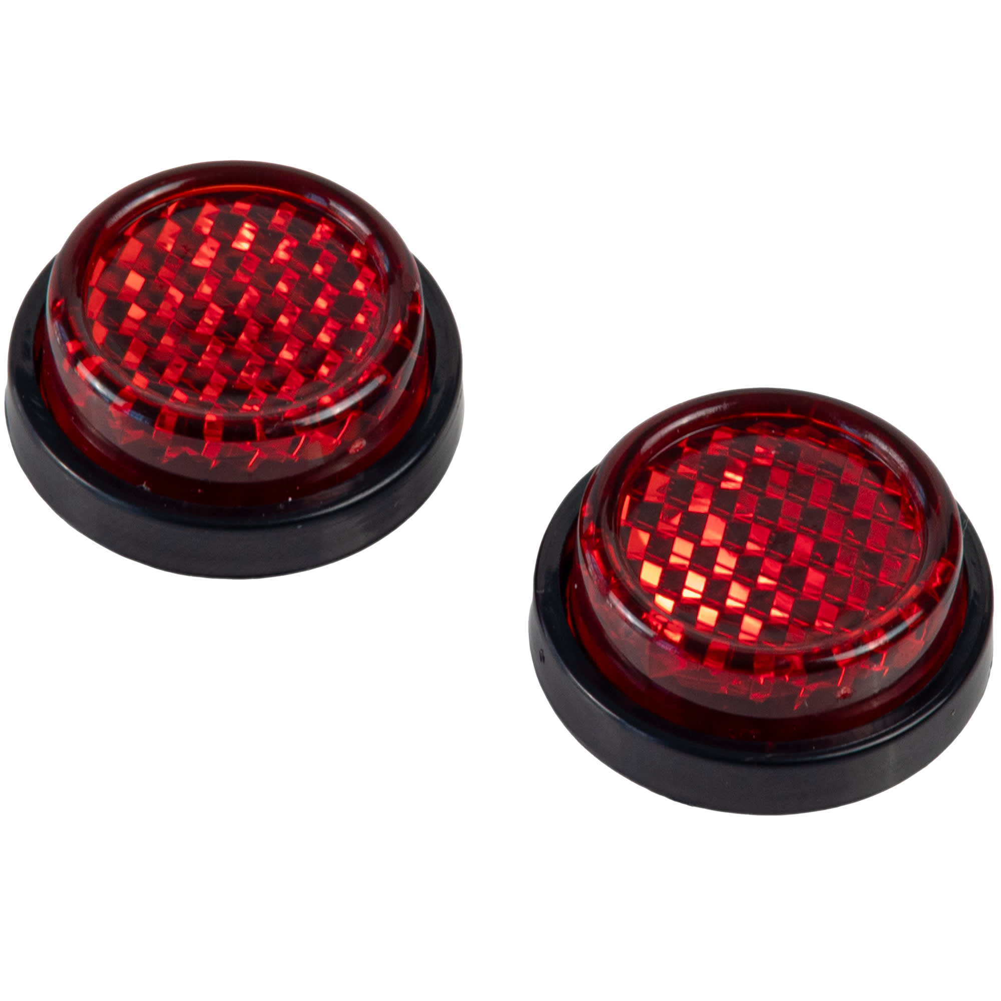 Riderr Riderr Self Adhesive 20mm Reflectors Pair - Red