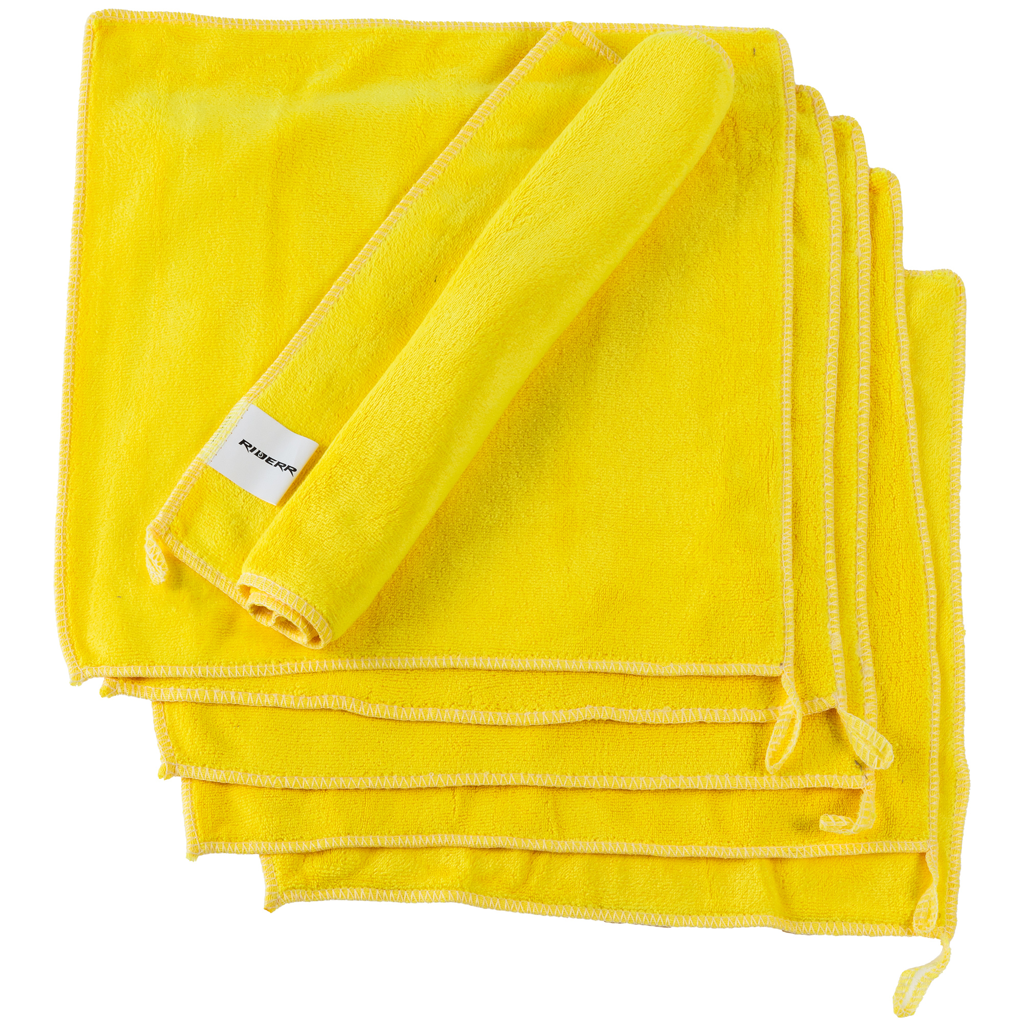 Riderr Riderr 6-Piece Microfibre Towels - Yellow
