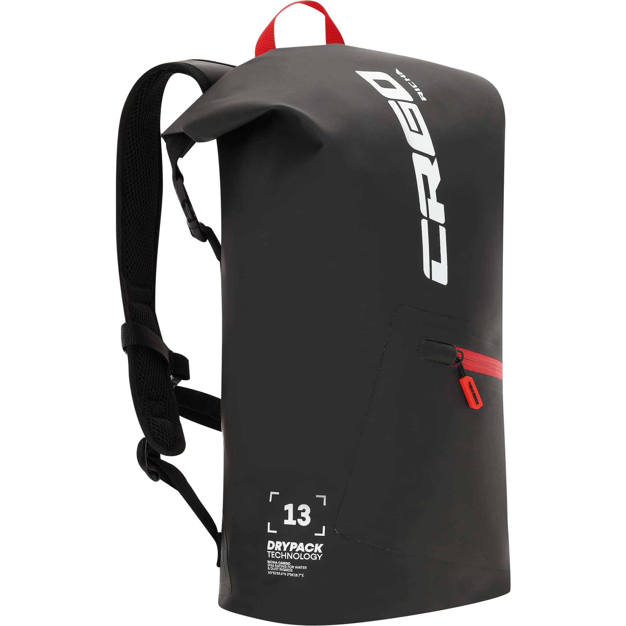 Richa Richa Saigon Backpack - Black / Red - 13L