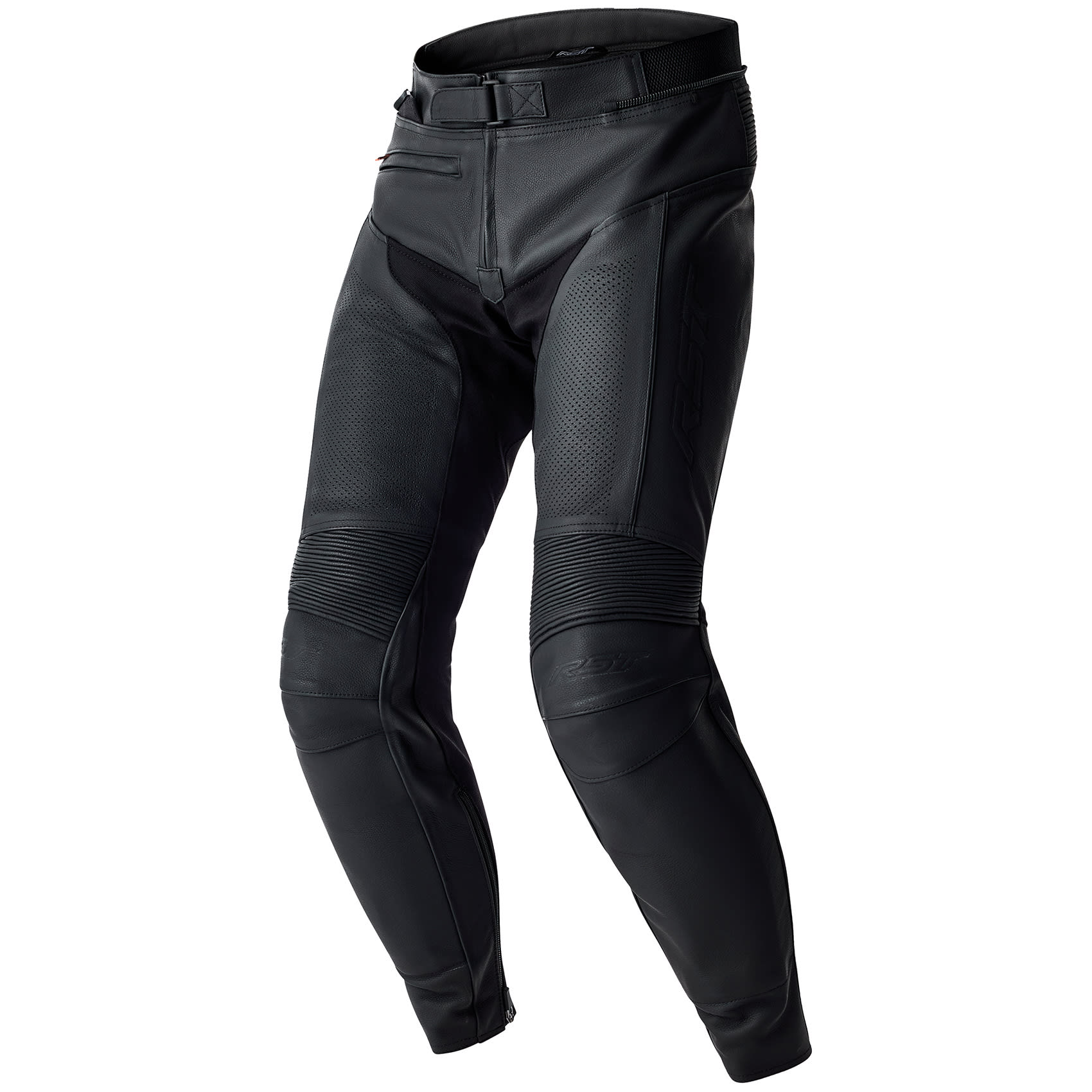 RST RST T2 CE Leather Trousers - Black / Black