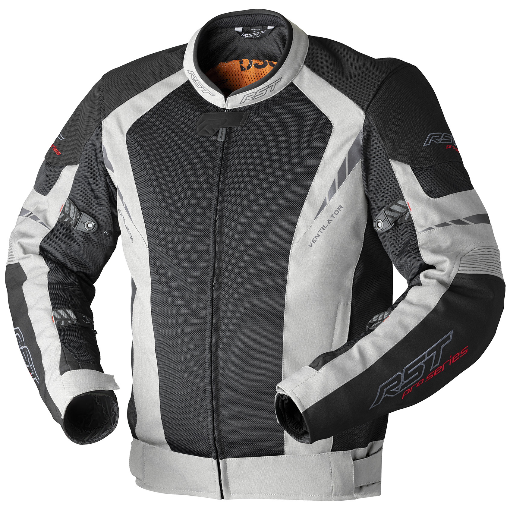 RST RST Pro Series Ventilator D3O Textile Jacket - Black / Silver