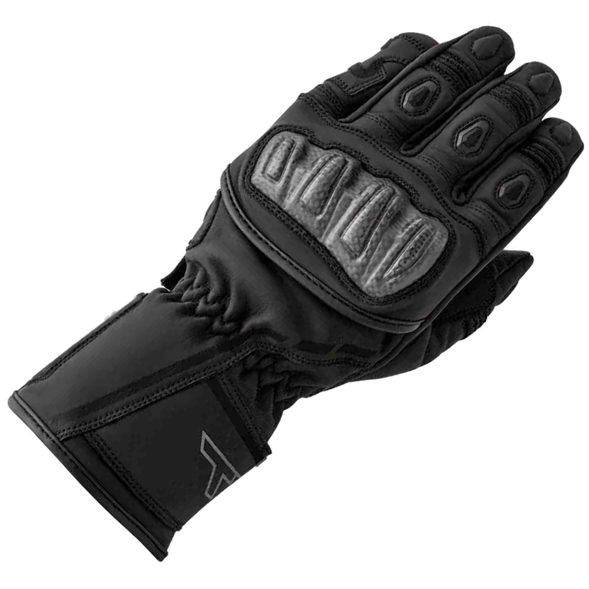 RST RST S1 Summer Leather Gloves - Black / Black