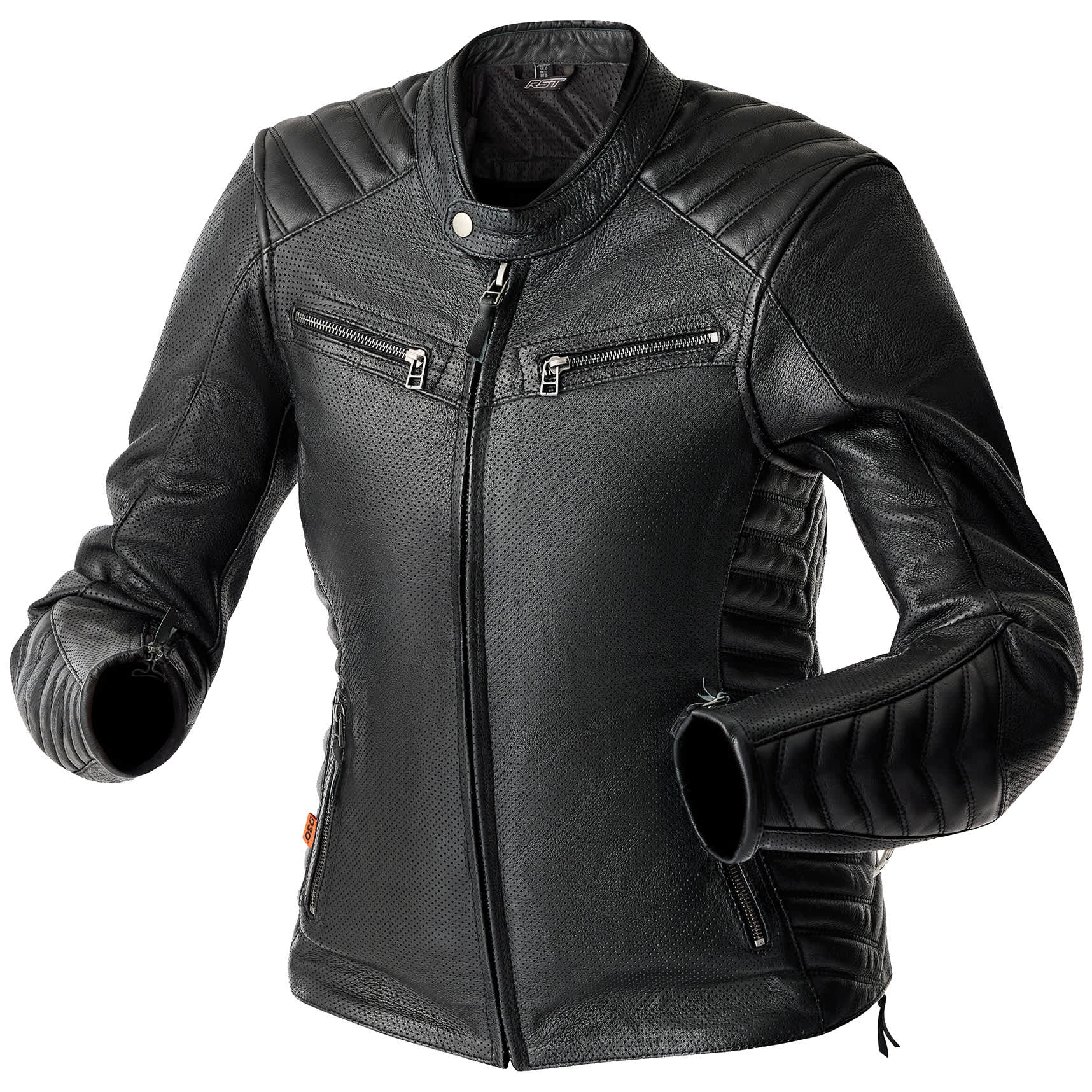 RST RST Ladies Roadster Air D3O Leather Jacket - Black