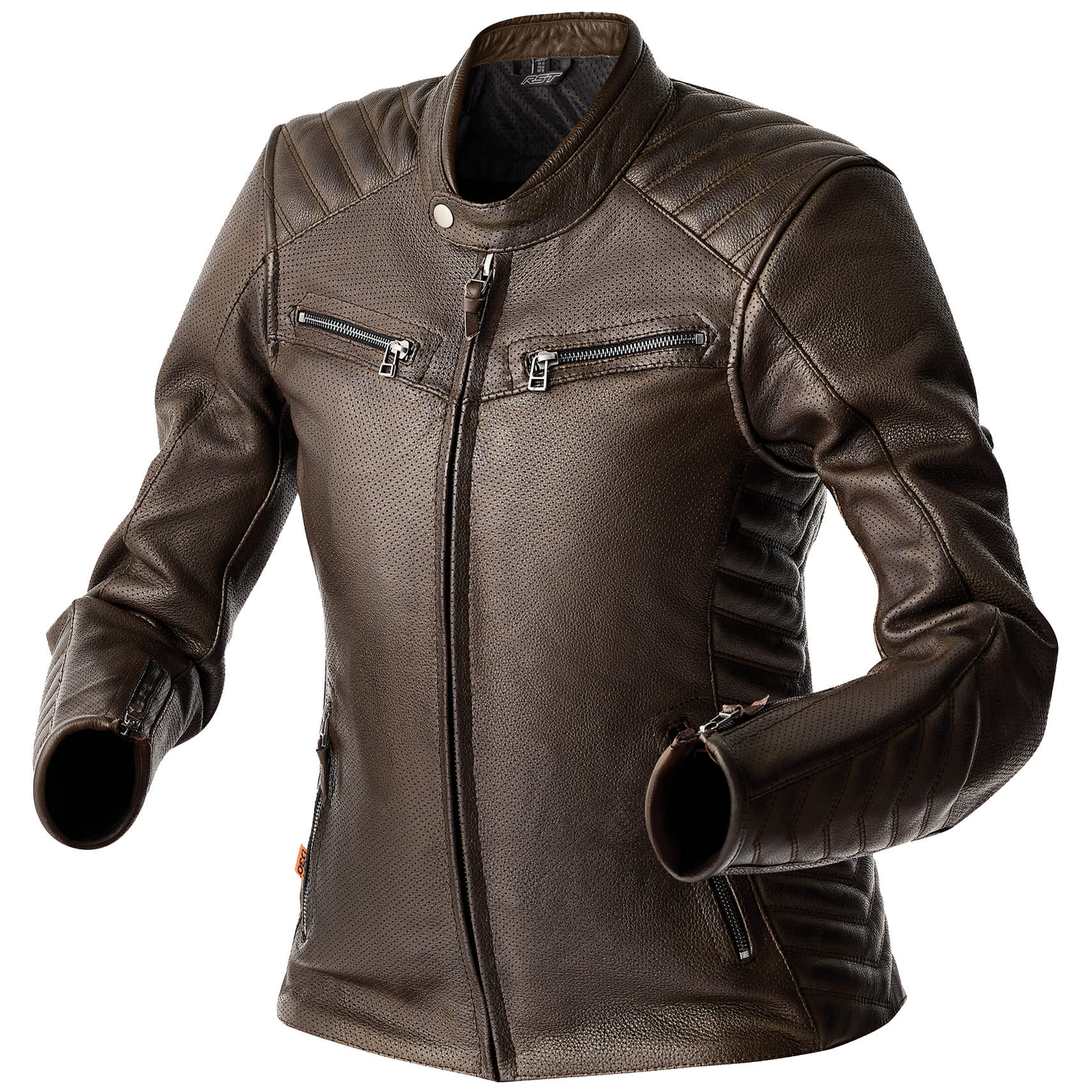 RST RST Ladies Roadster Air D3O Leather Jacket - Brown