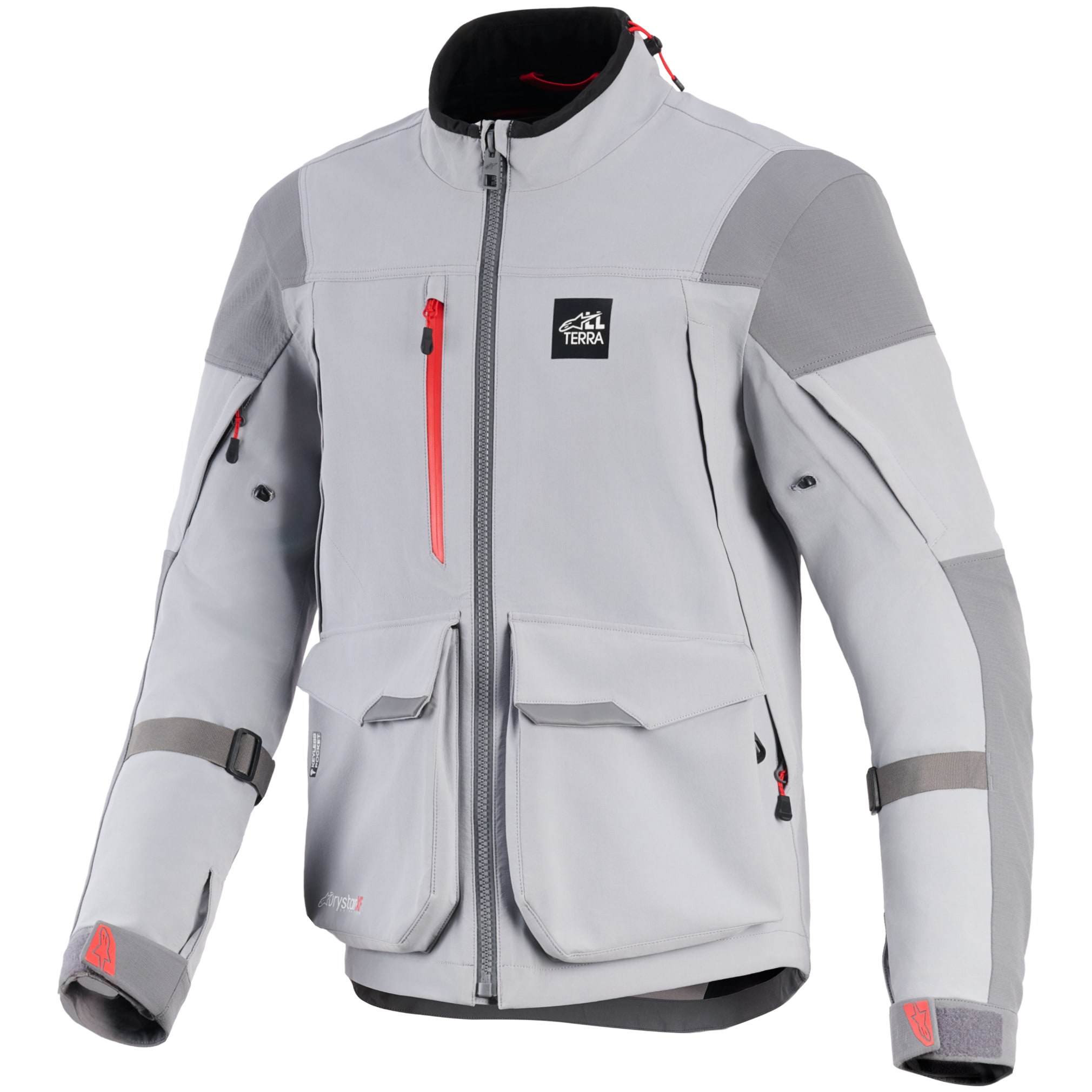 Alpinestars Alpinestars Maxdura Drystar® XF Laminated Armoured Shell Jacket - Mid Grey / Dark Grey