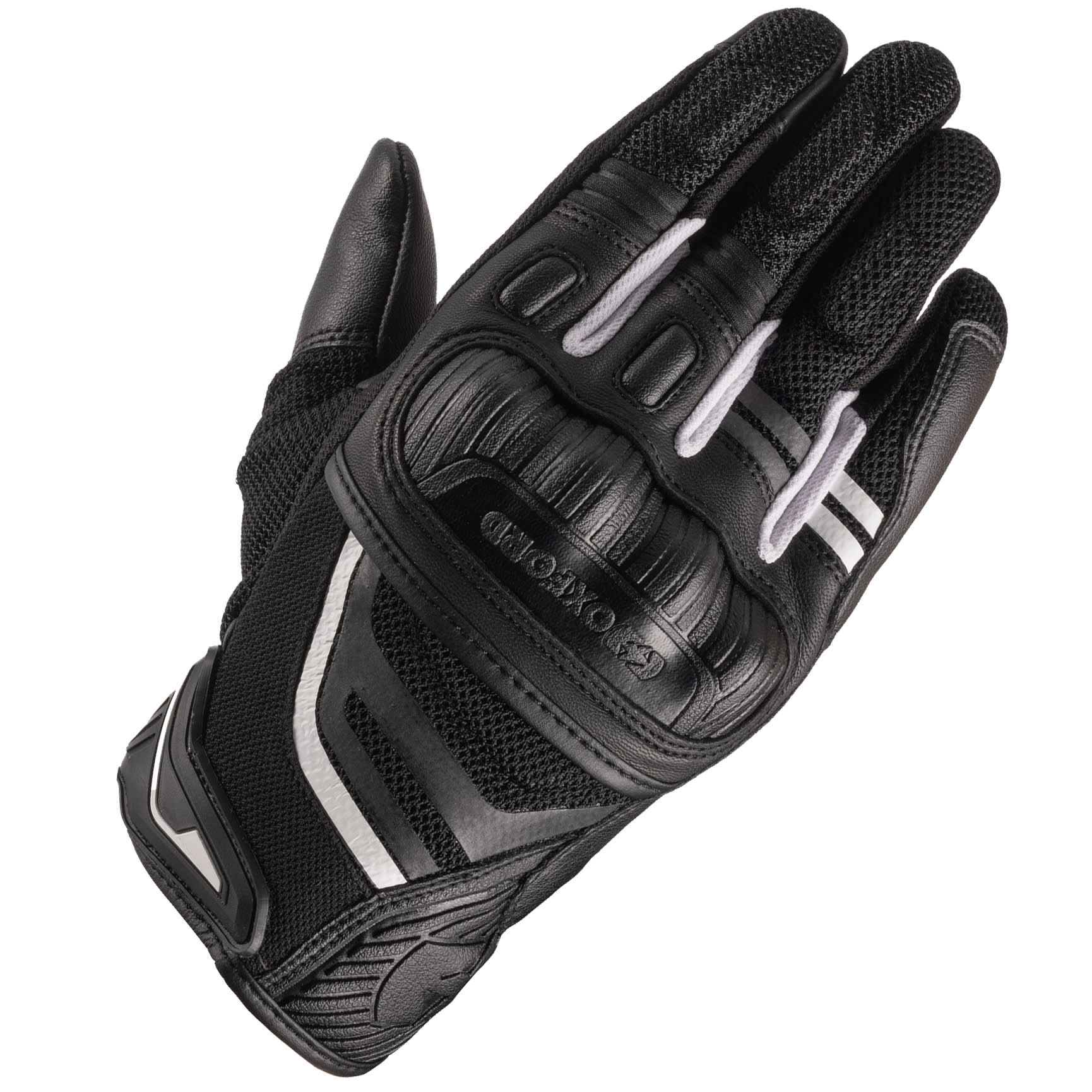 Oxford Clothing Oxford Omega 1.0 Air Short Textile Gloves - Black / White