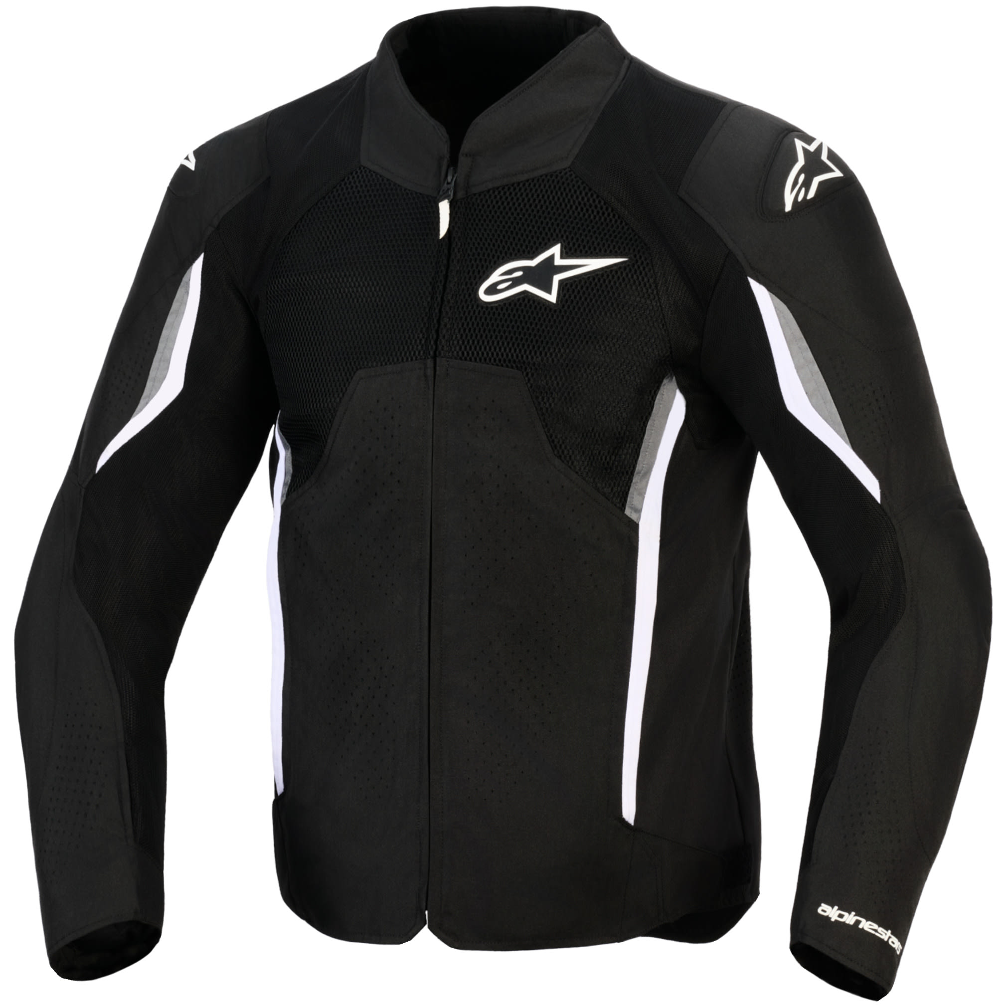 Alpinestars AST V3 Air Jacket - Black / Dark Grey / White - FREE