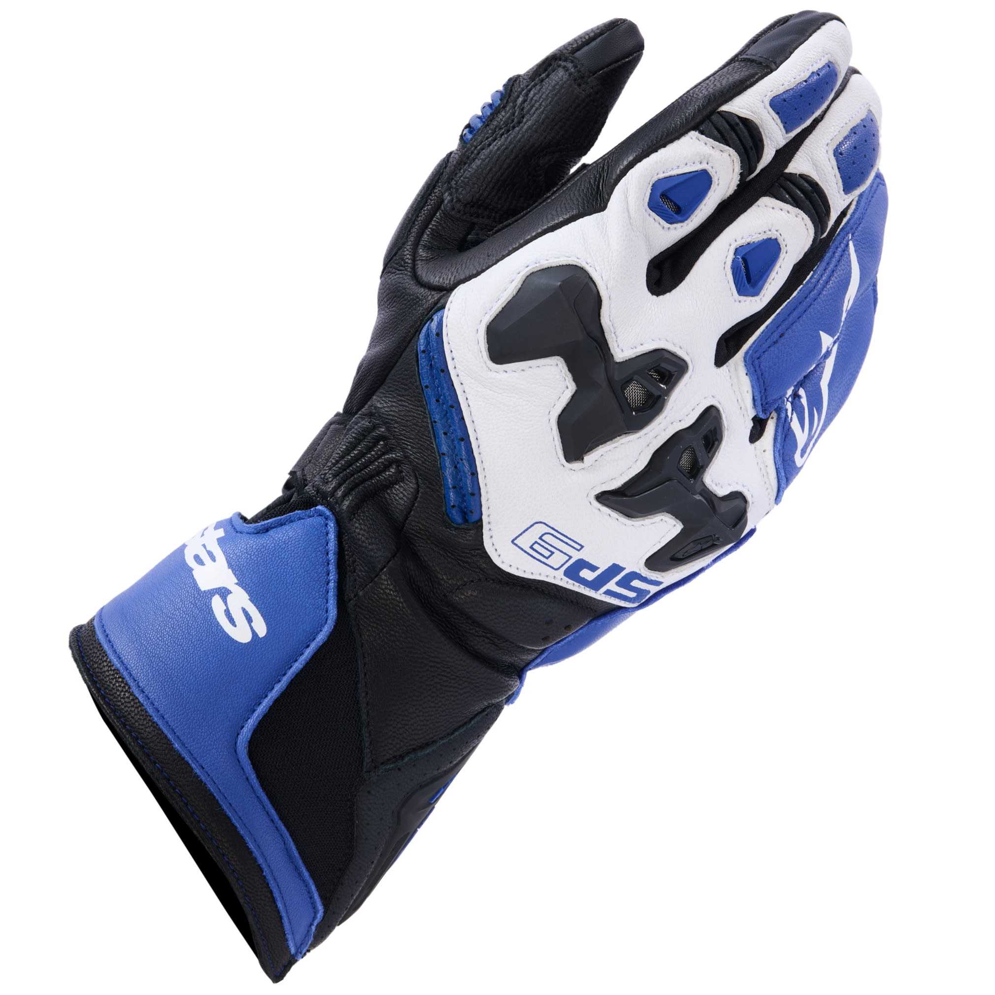 Alpinestars Alpinestars SP-9 Gloves - Bright Blue / Navy / White