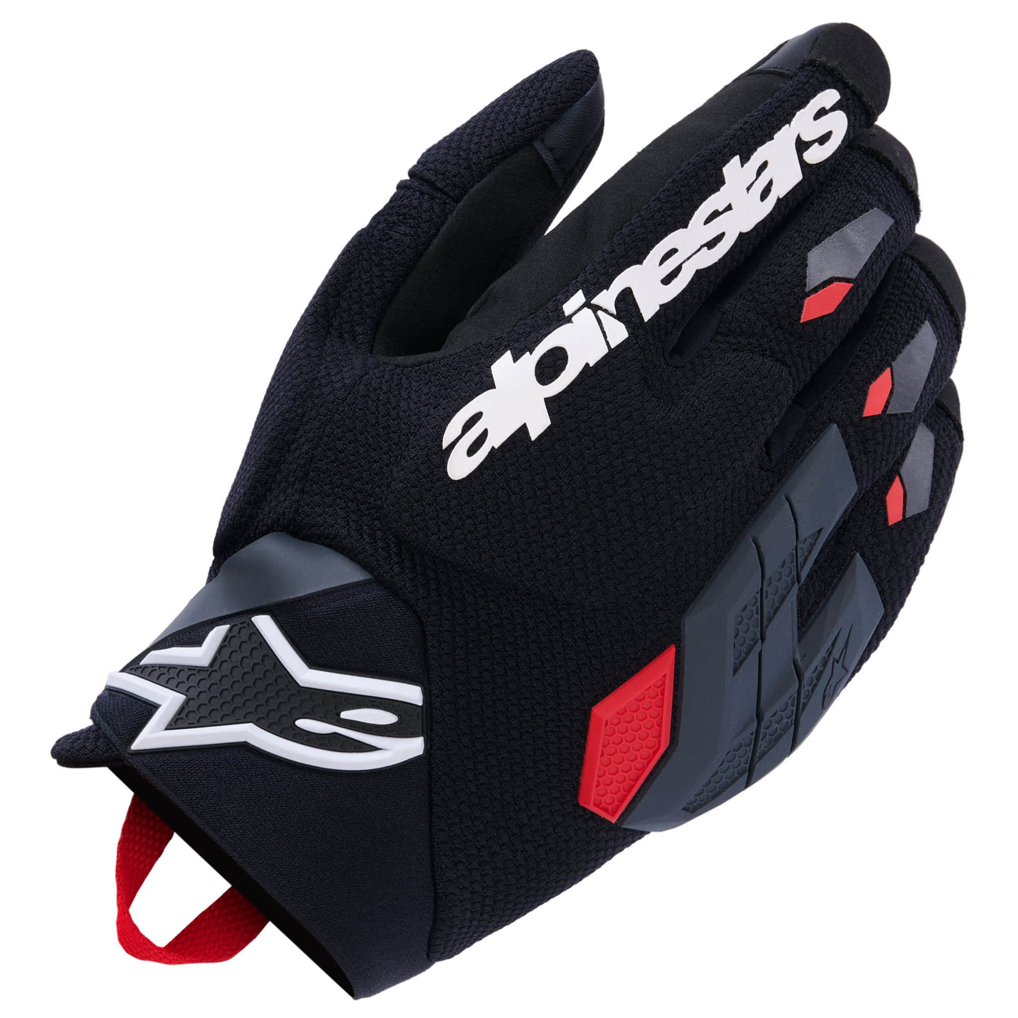 Alpinestars Alpinestars Durack Gloves - Black / Deep Grey / Bright Red