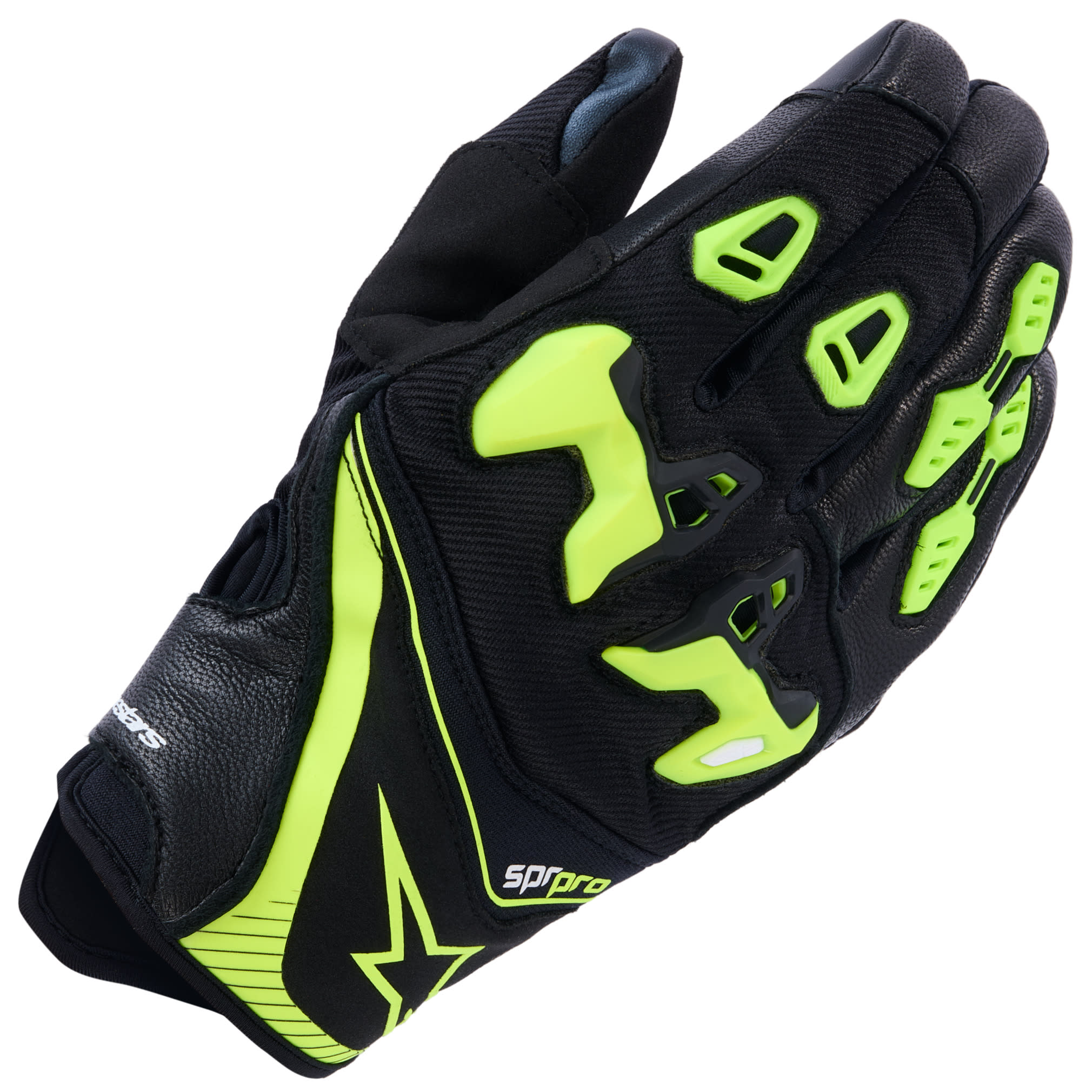 Alpinestars Alpinestars SP-R Pro Gloves - Black / Fluo Yellow