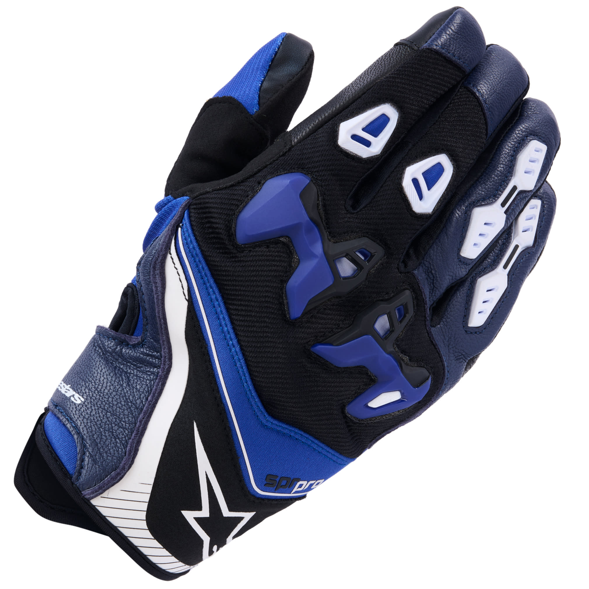 Alpinestars Alpinestars SP-R Pro Gloves - Bright Blue / Navy / White
