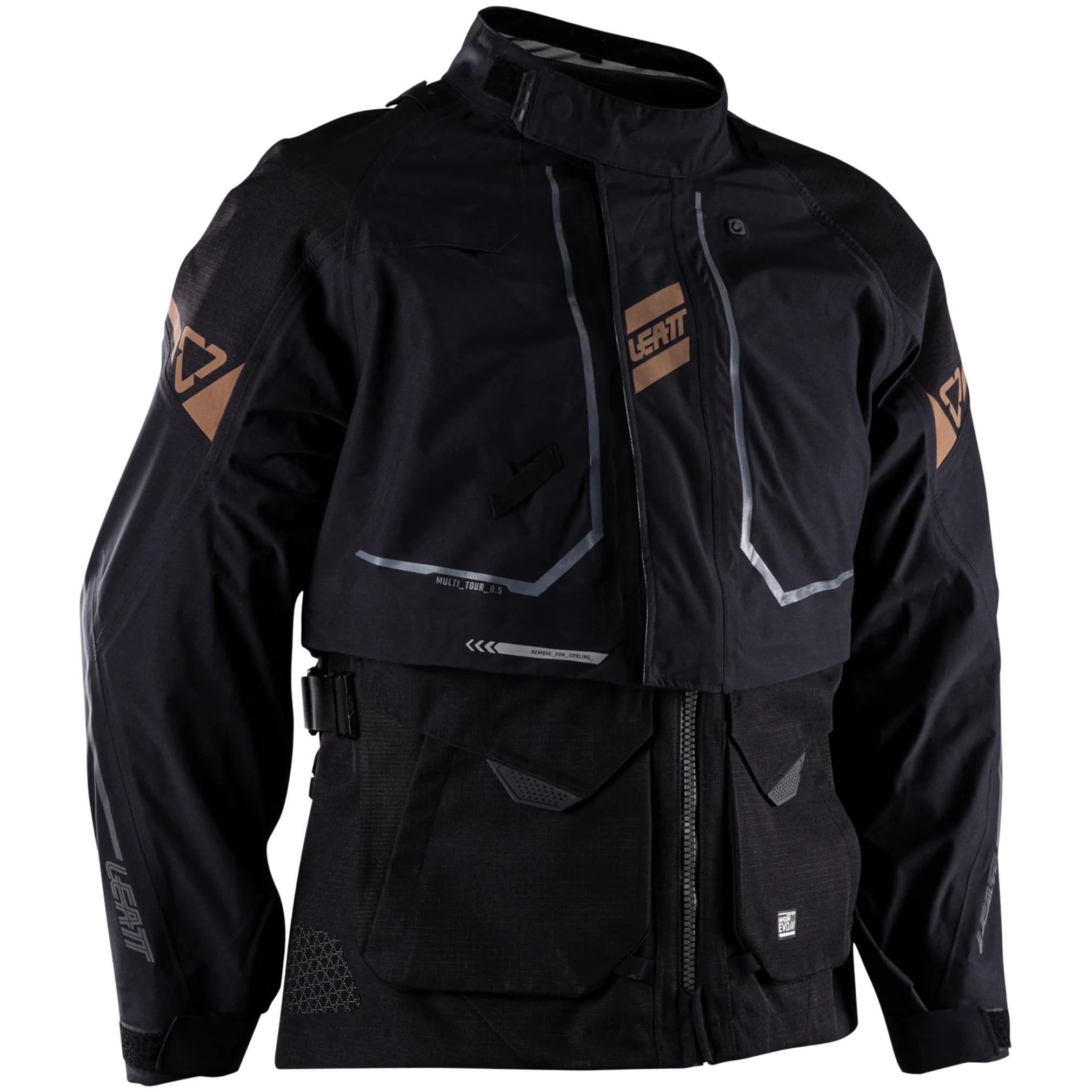 Leatt Leatt ADV 8.5 MultiTour Jacket - Stealth Black / Grey