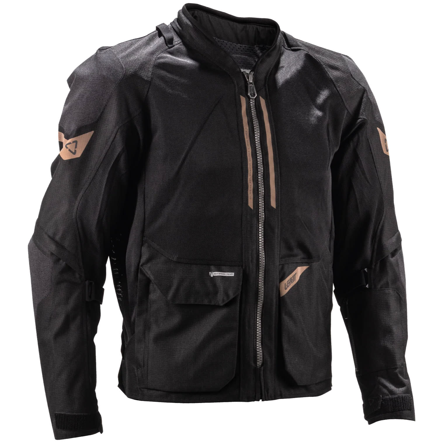 Leatt Leatt ADV 4.5 FlowTour Short Jacket - Stealth Black / Grey