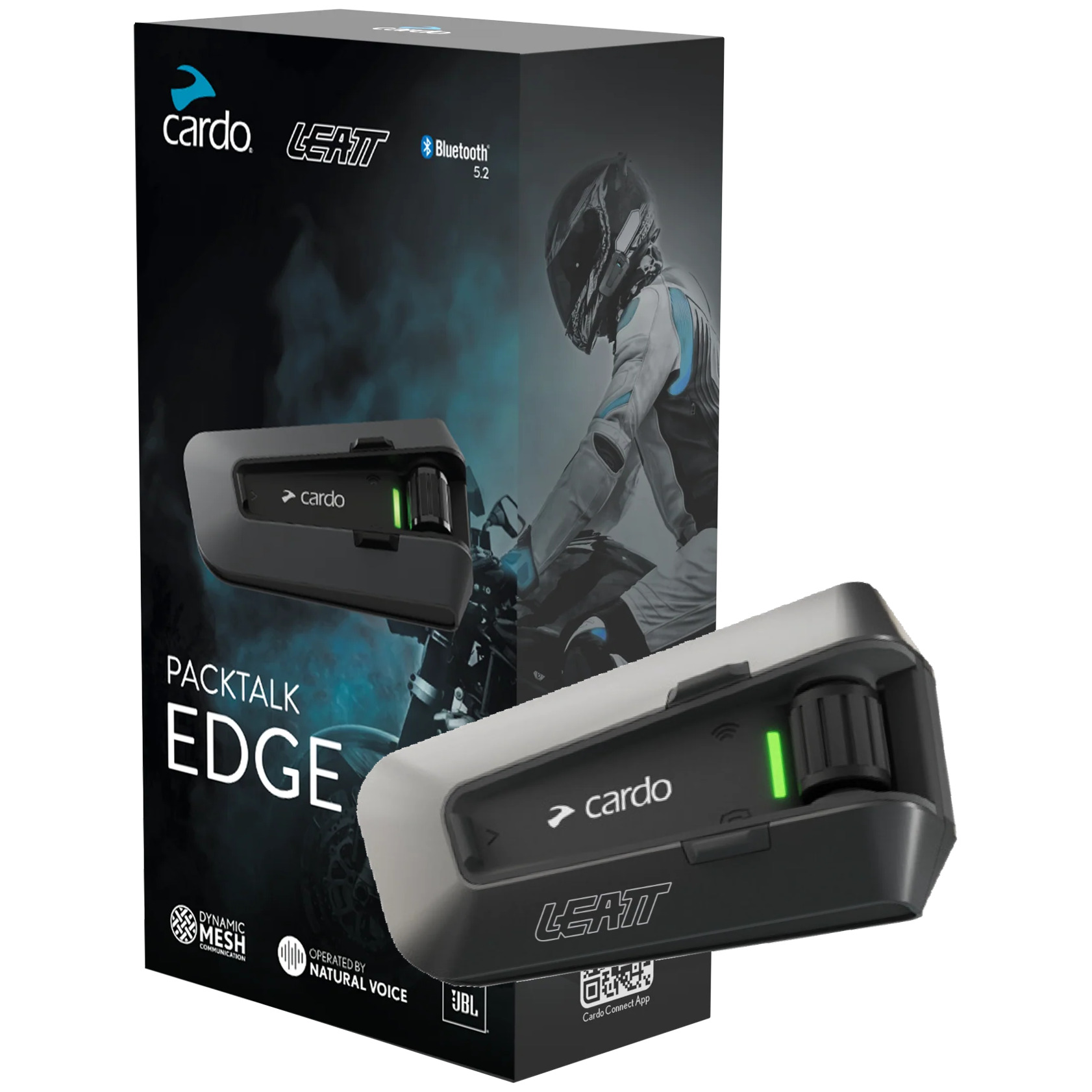 Leatt Leatt Packtalk Edge Mesh Intercom by Cardo - Single