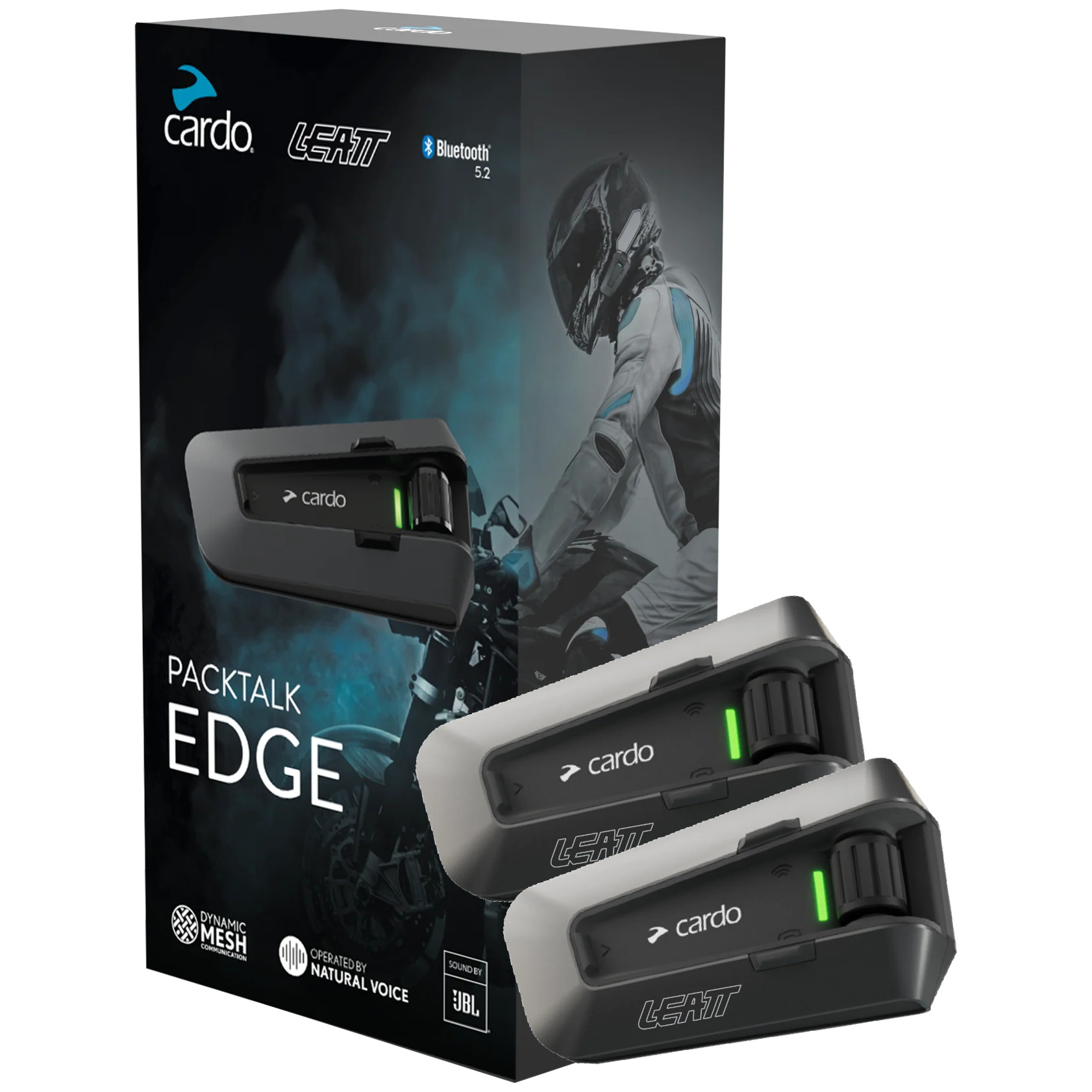 Leatt Leatt Packtalk Edge Mesh Intercom by Cardo - Duo