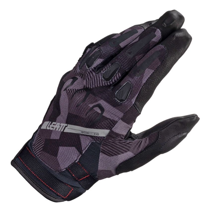 Leatt Leatt ADV 7.5 Hydradri Textile Short Gloves - Camo Grey