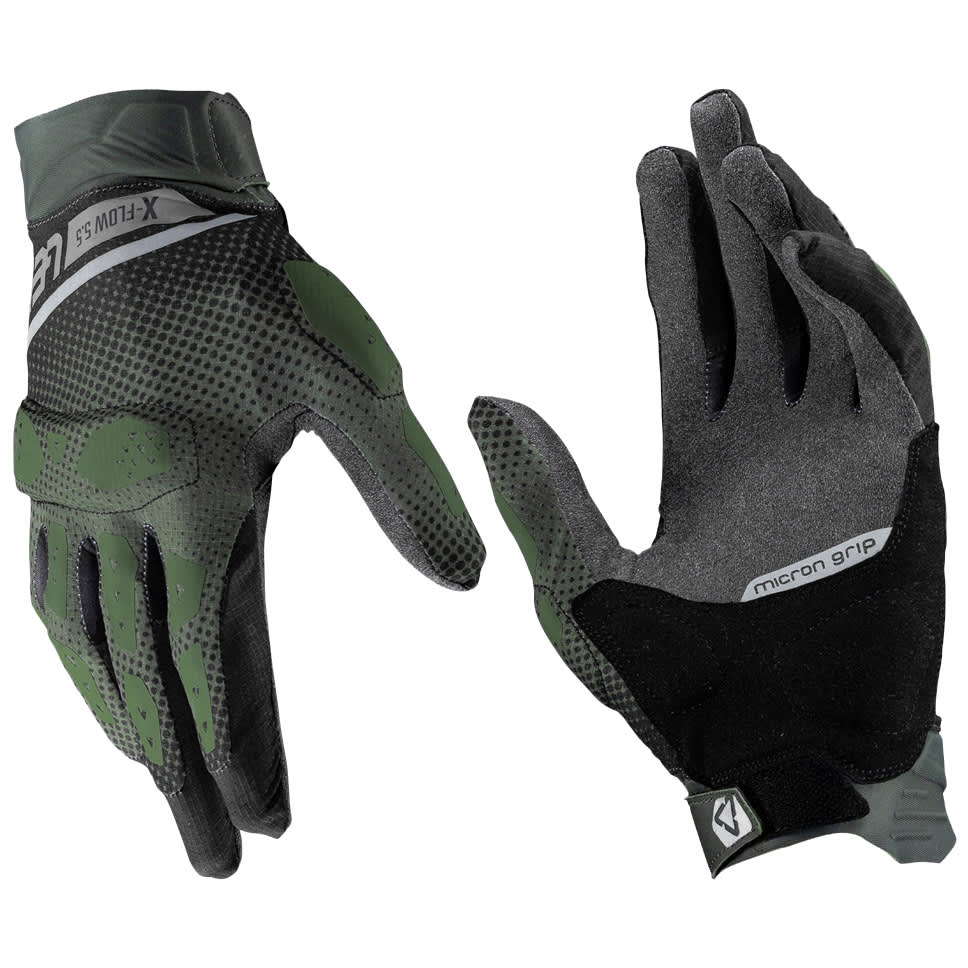 Leatt Leatt ADV 5.5 X-Flow Short Gloves - Forest Green