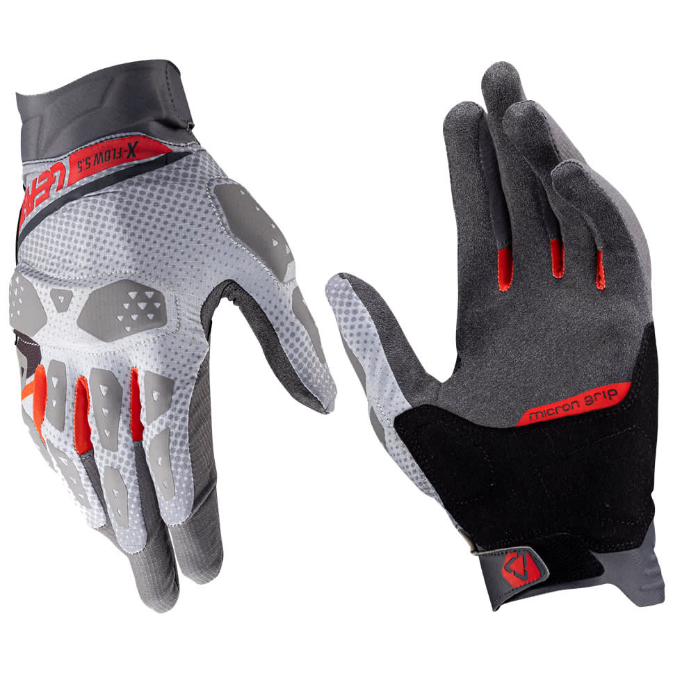 Leatt Leatt ADV 5.5 X-Flow Short Gloves - Mist Grey
