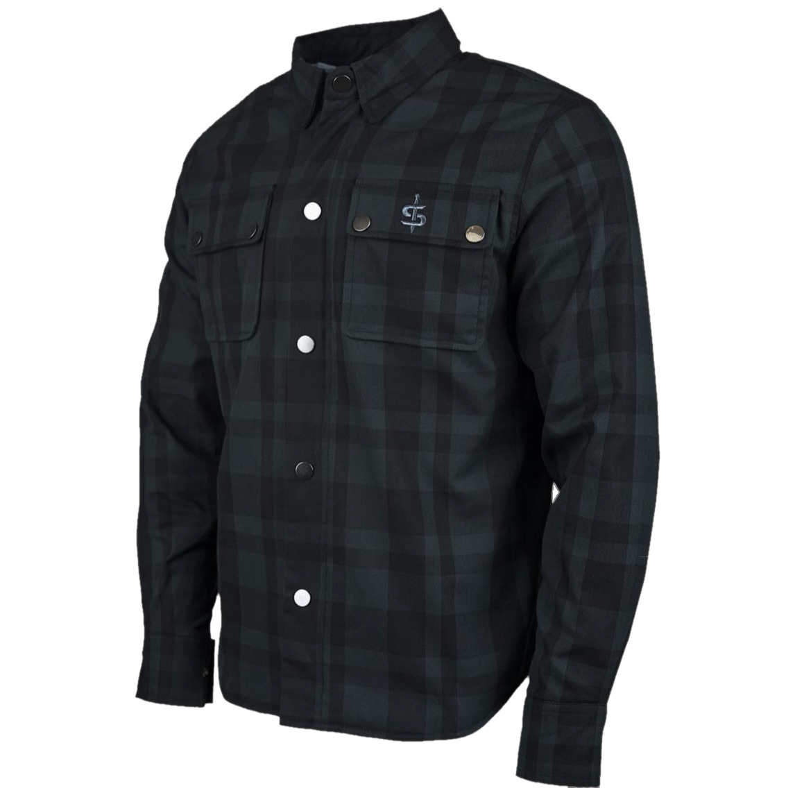 Spada Ember Textile Riding Shirt - Black / Grey - FREE UK DELIVERY