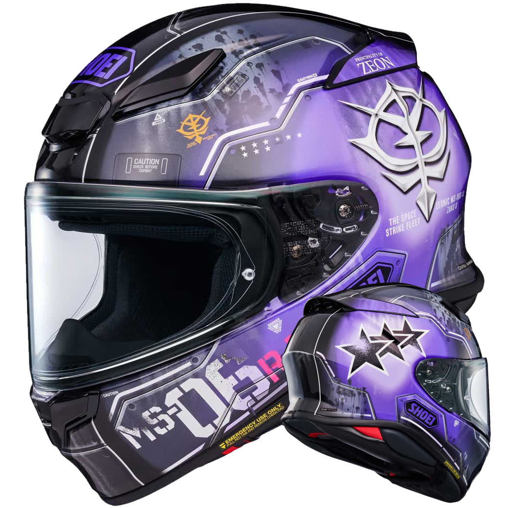 Shoei Shoei NXR 2 - MS-06R-1A Black Tri-Star's Zaku's II H-Mob TC12