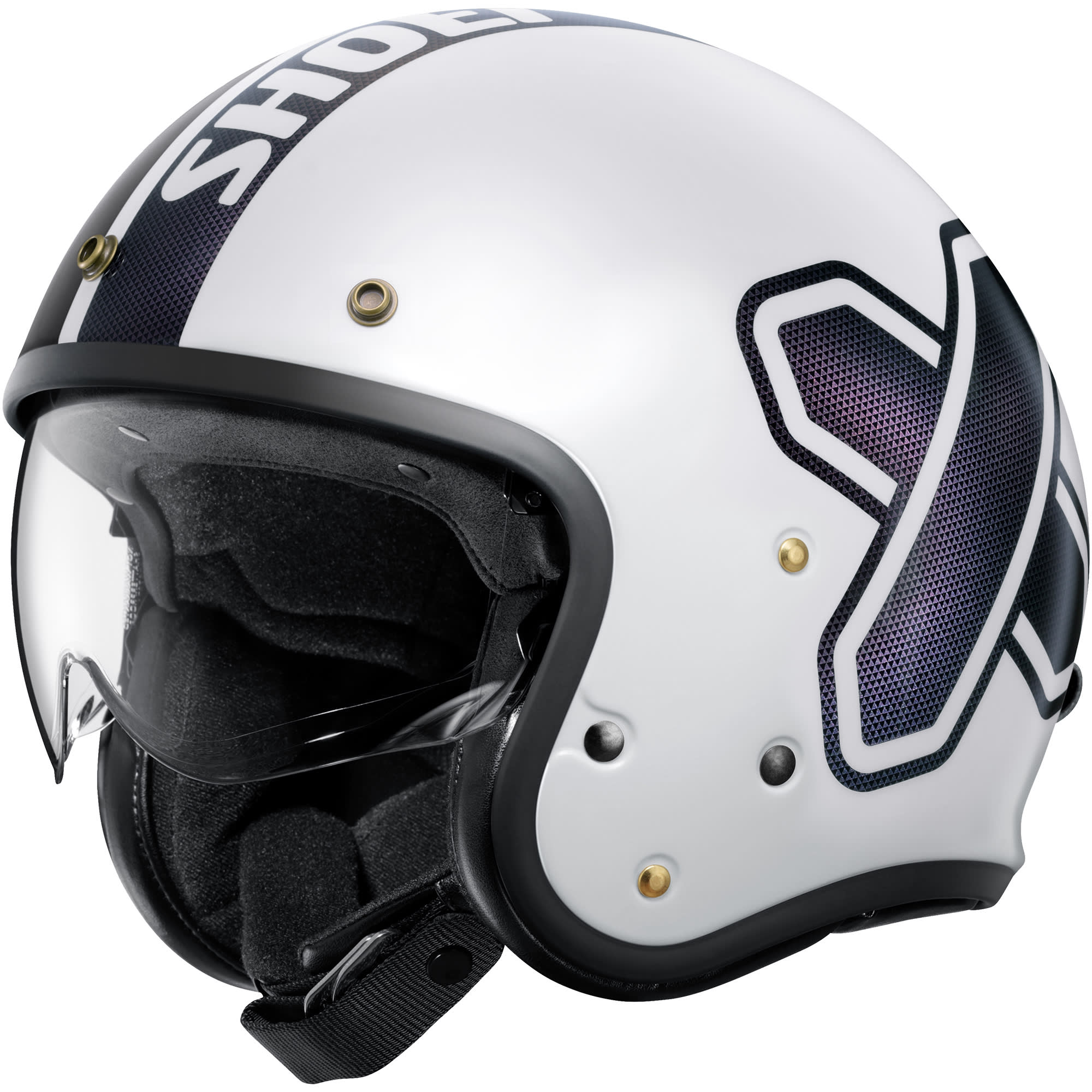 Shoei J-O2 - Cross Logo 2 TC6 - FREE UK DELIVERY