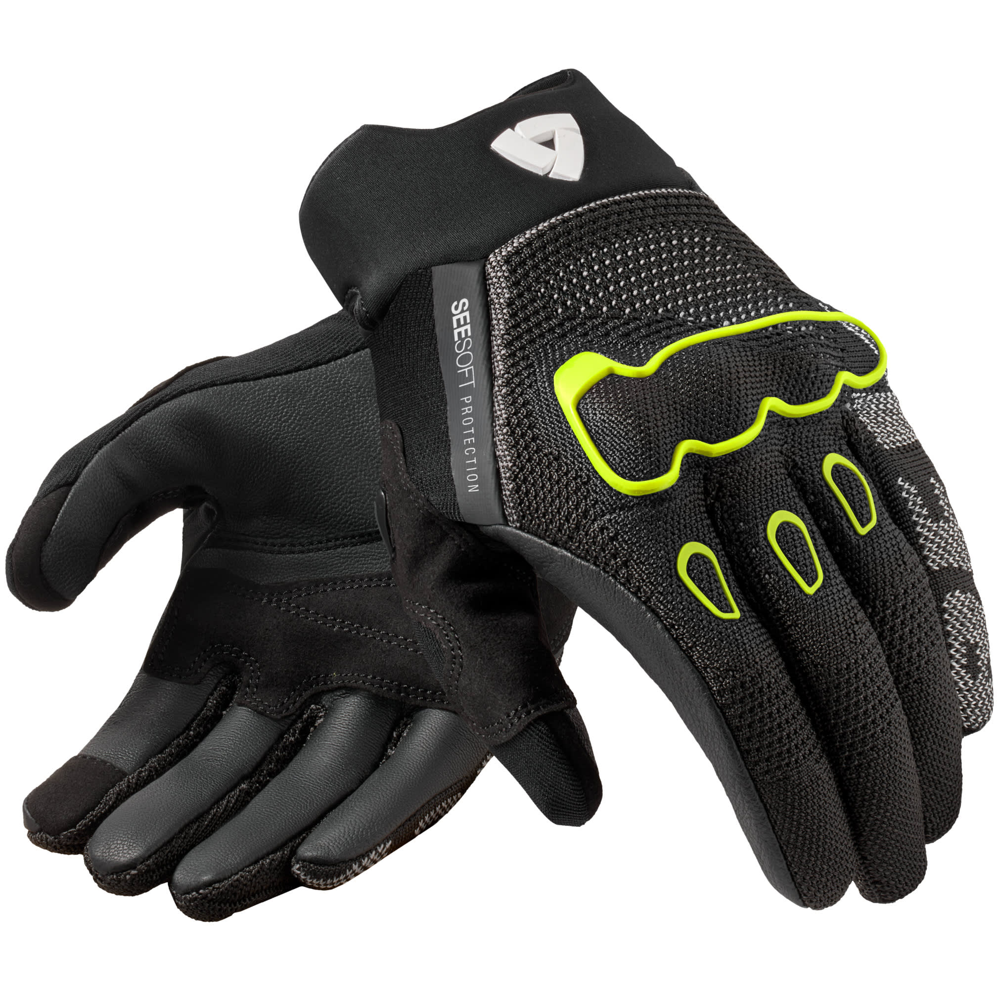 Rev'it Rev'it Hyperspeed 3 Textile Gloves - Black / Neon Yellow