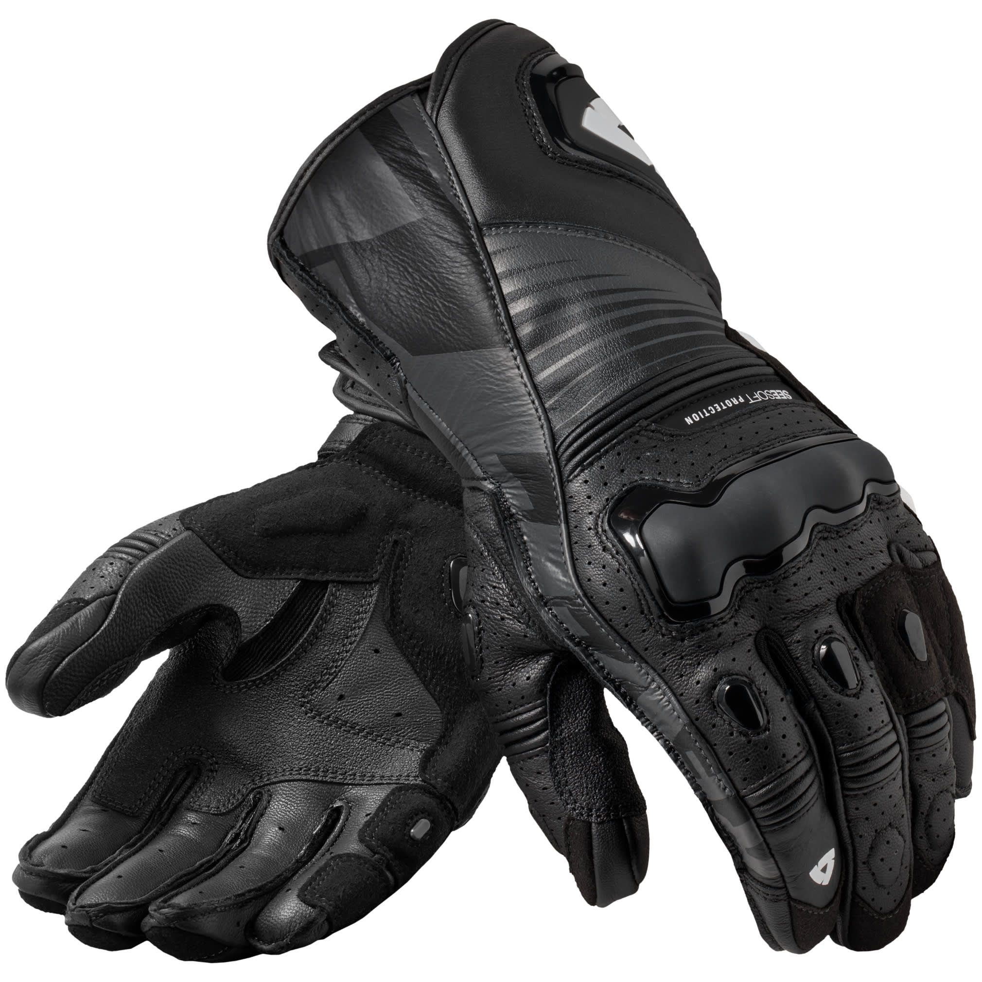 Rev'it Rev'it Argon 3 Leather Gloves - Black
