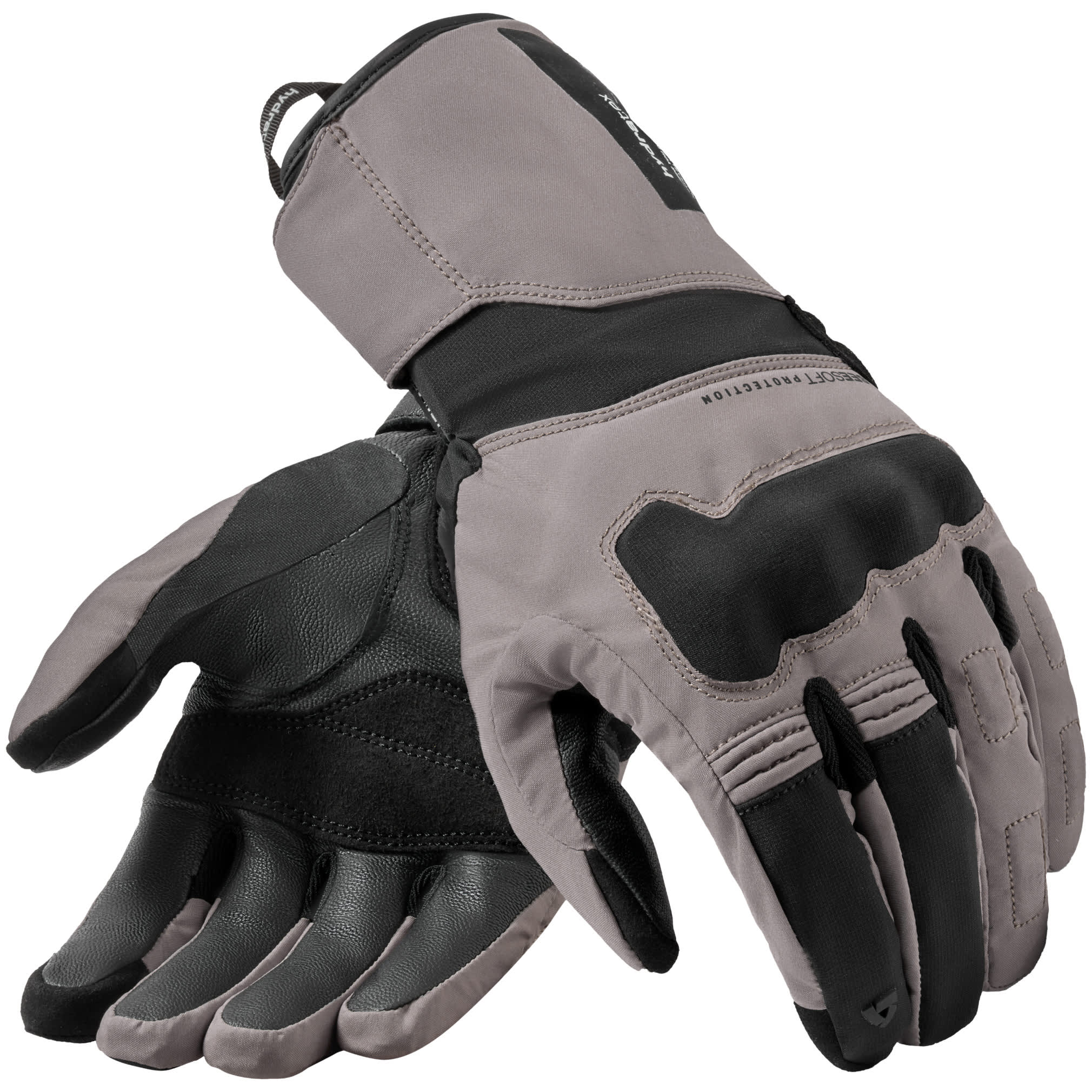 Rev'it Rev'it Convergent H2O Textile Gloves - Grey / Black