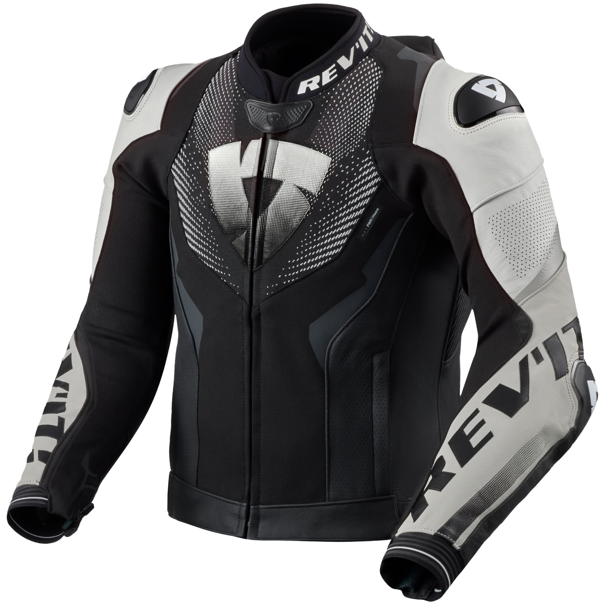 Rev'it Rev'it Hyperspeed 3 Pro Leather Jacket - Black / White